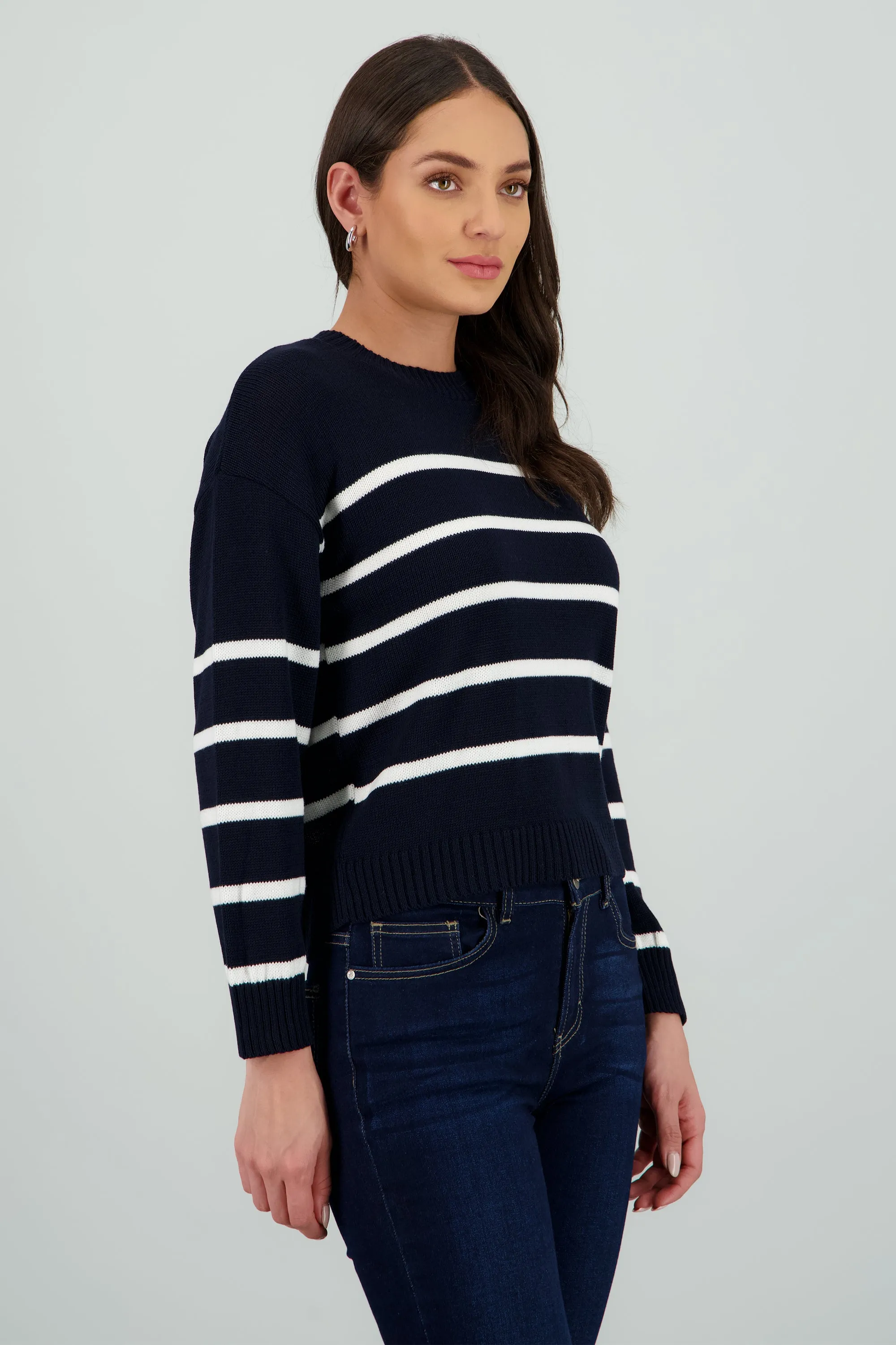 Suéter tejido rayas bicolor sold by Shasa product image thumbnail 3