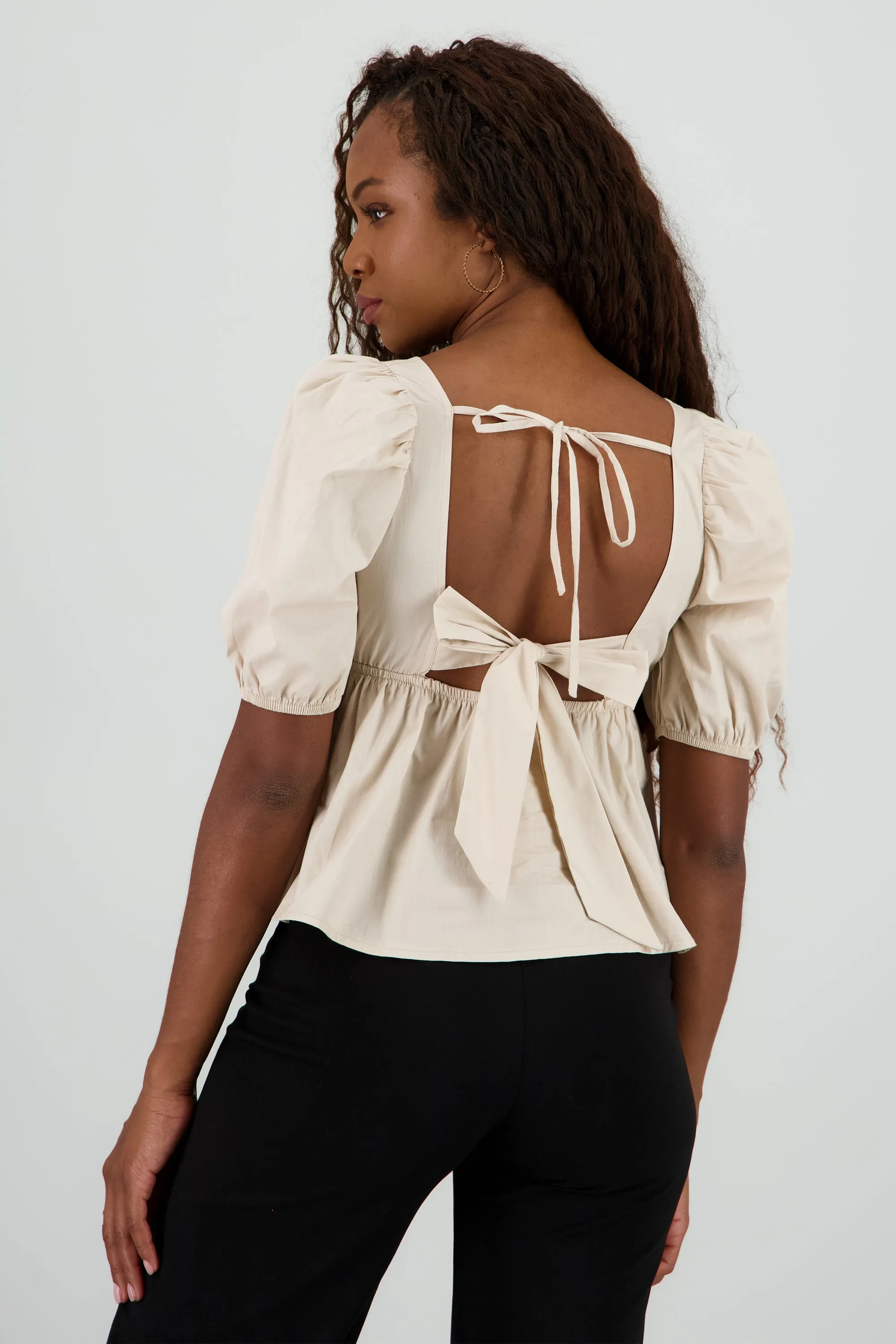 Blusa manga abullonada detalle olan sold by Shasa product image thumbnail 4