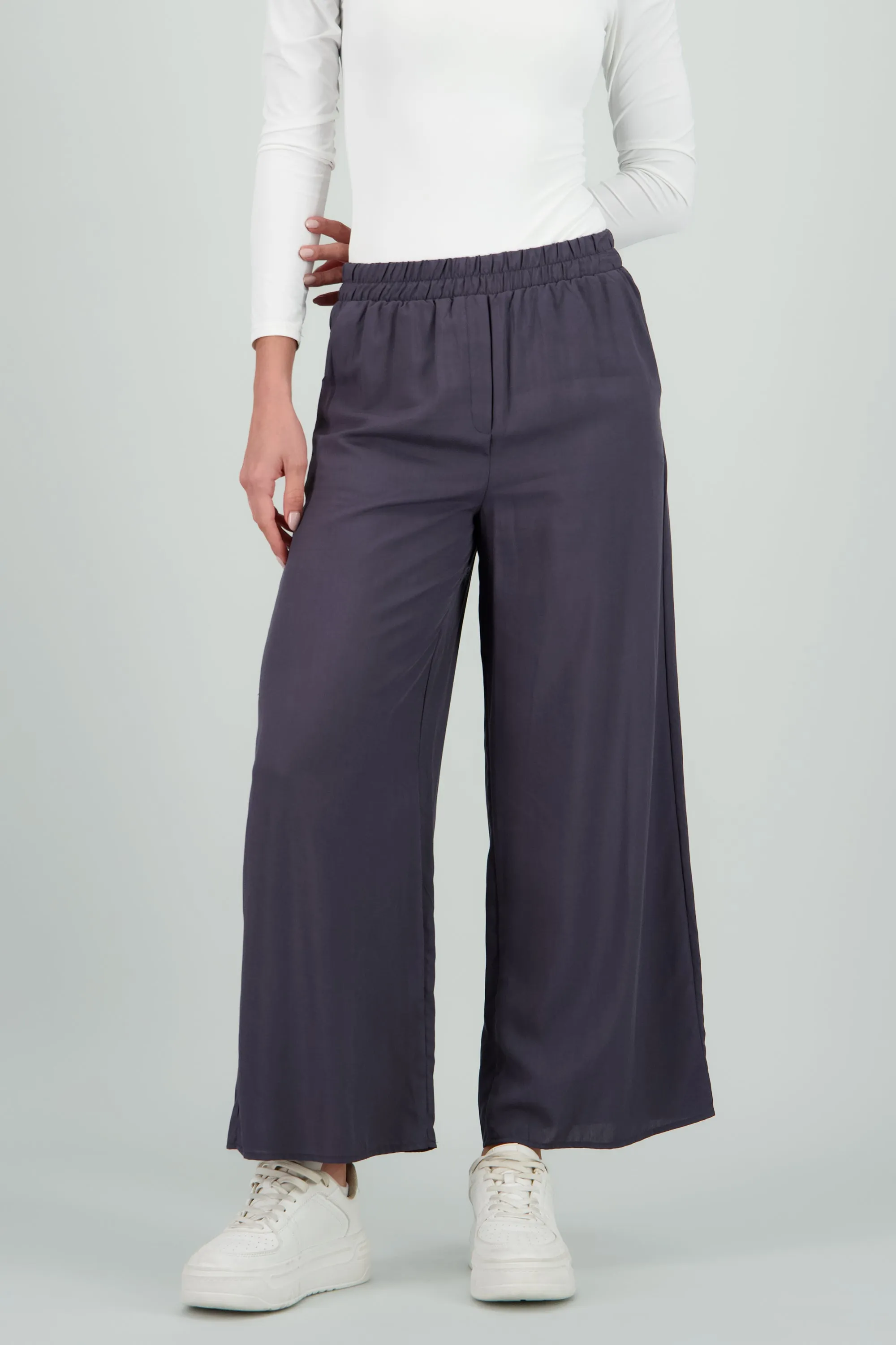 Pantalón Wide Leg Cintura Alta Fruncida sold by Shasa product image thumbnail 2
