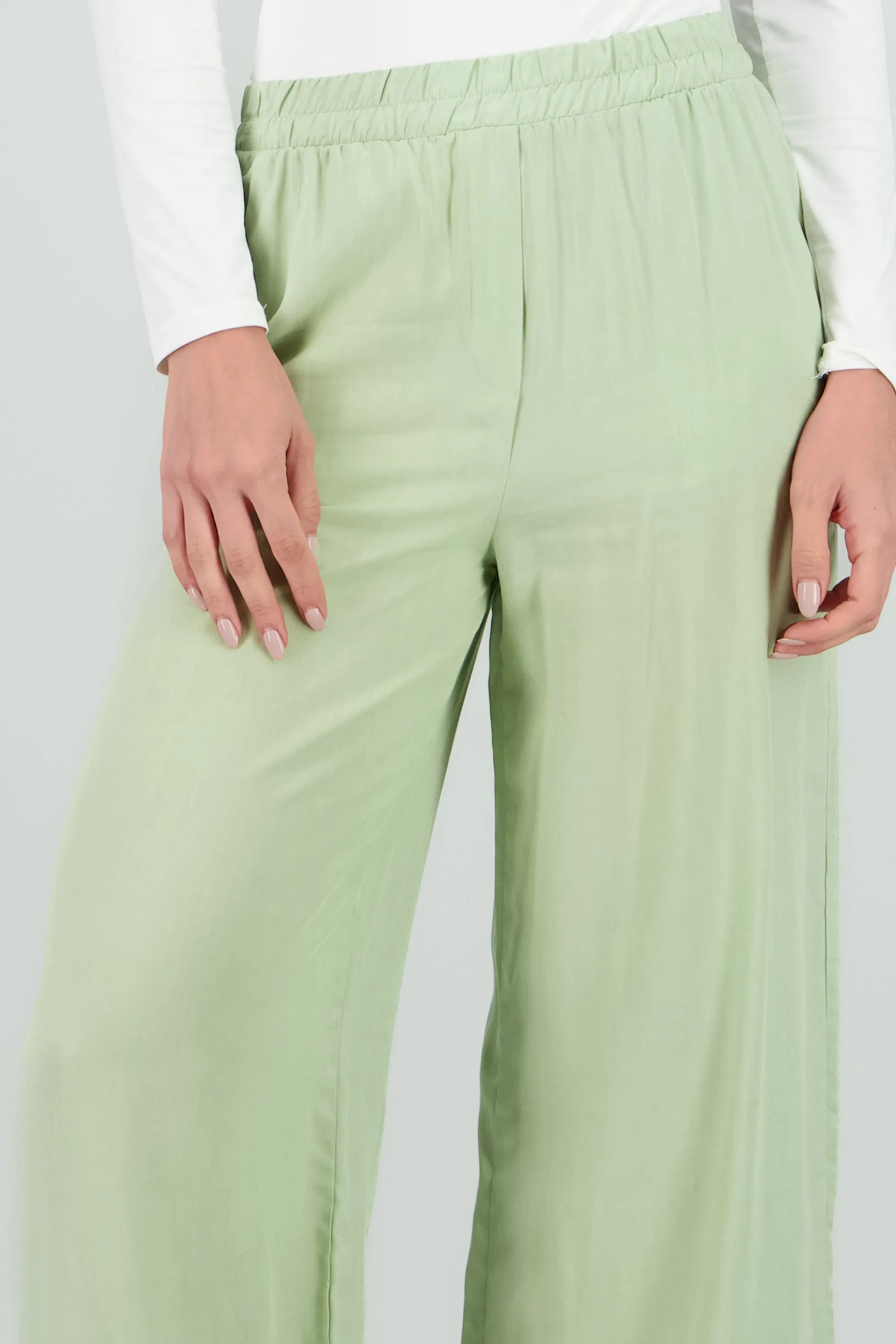 Pantalón Wide Leg Cintura Alta Fruncida sold by Shasa product image thumbnail 5