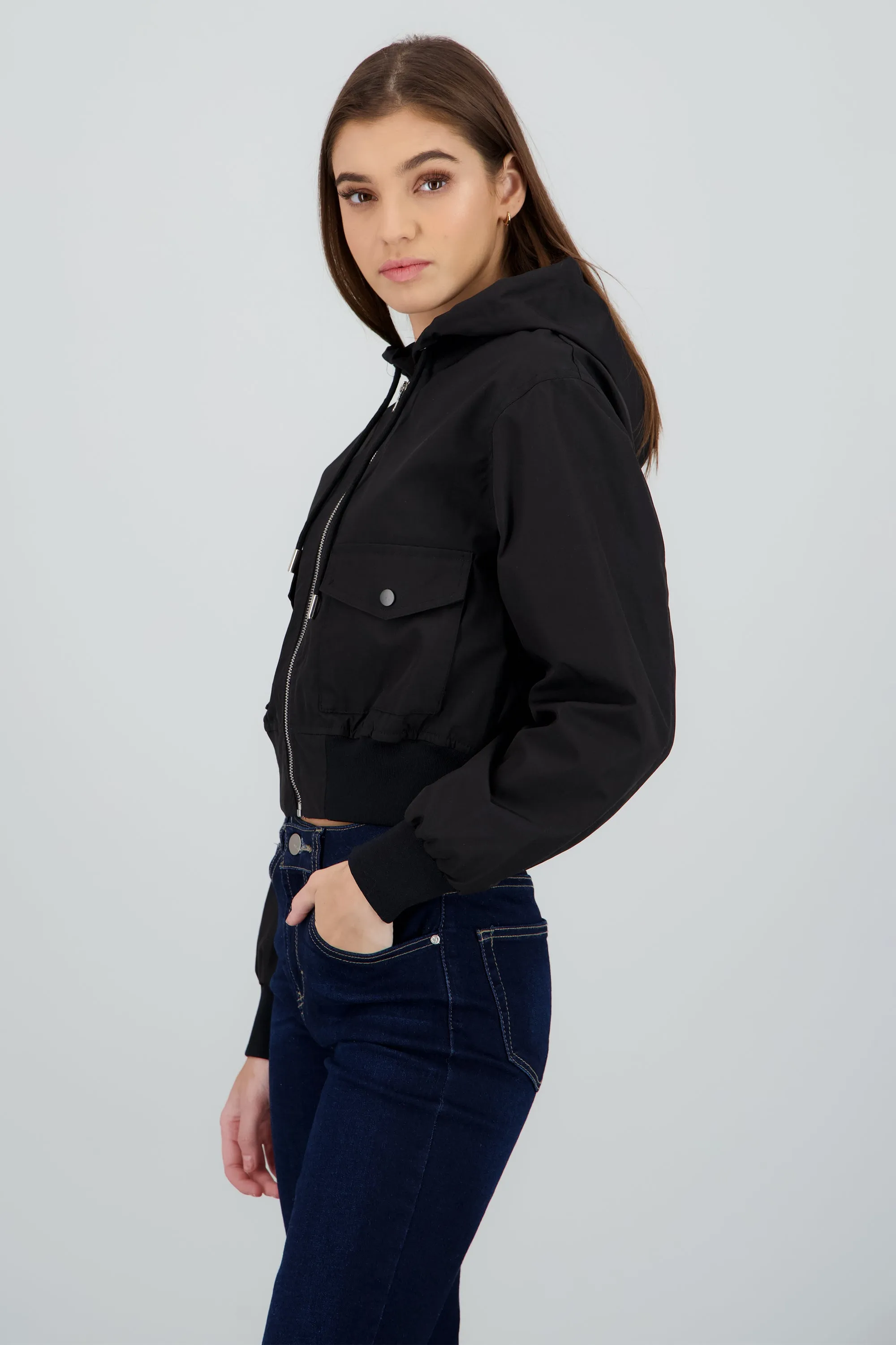 CHAMARRA LISA DETALLE CIERRE GORRO sold by Shasa product image thumbnail 3