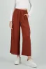 Pantalón Wide Leg Cintura Alta Fruncida sold by Shasa