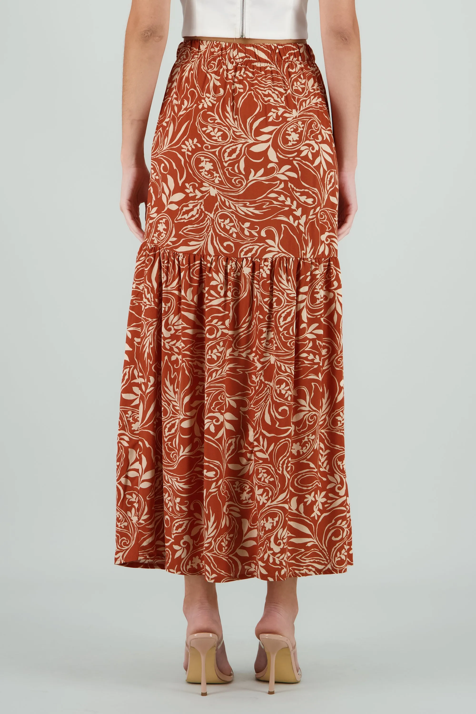 Falda amplio estampado tropical sold by Shasa product image thumbnail 4