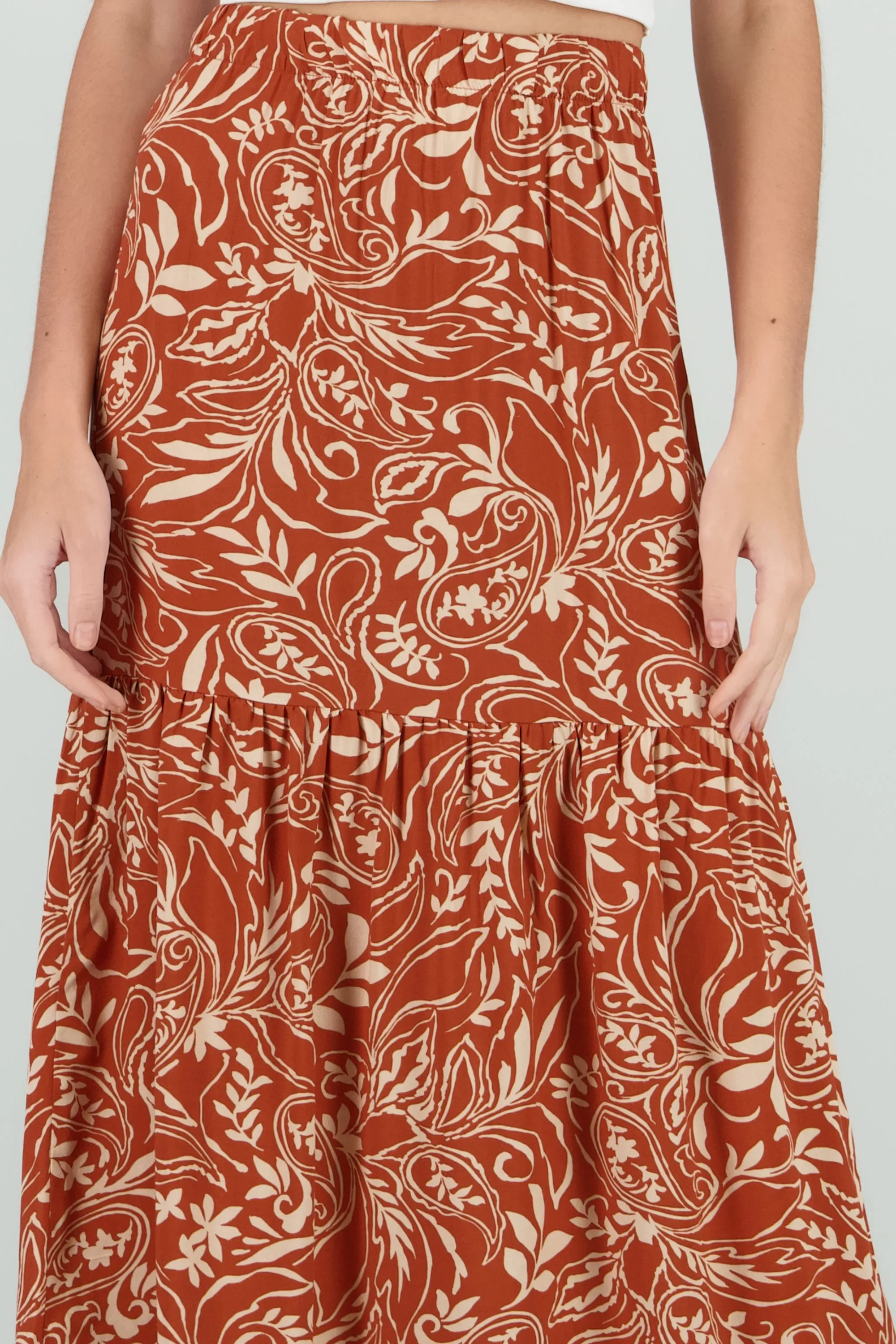 Falda amplio estampado tropical sold by Shasa product image thumbnail 5