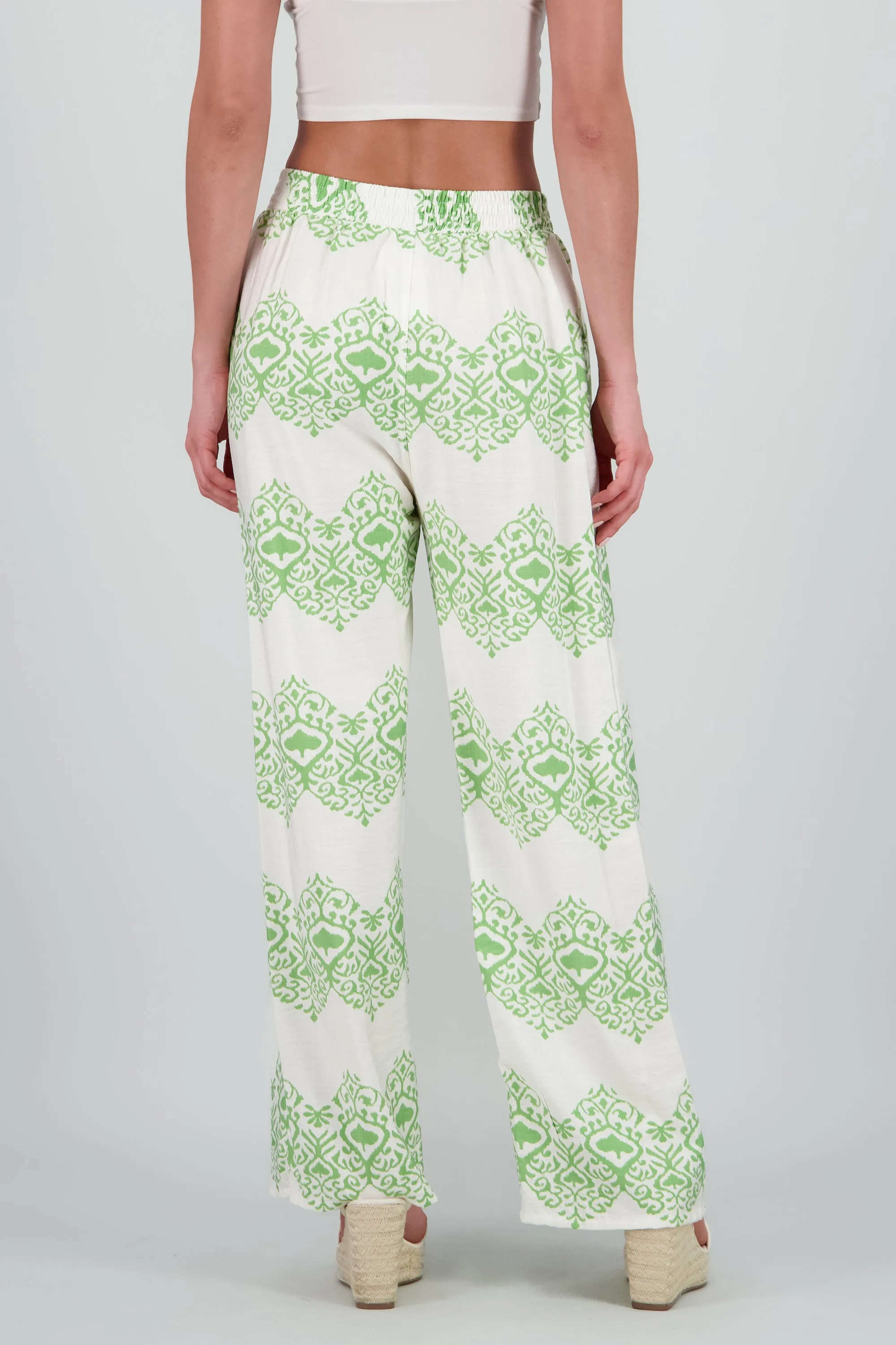 Pantalon fluido estampado paisley sold by Shasa product image thumbnail 4