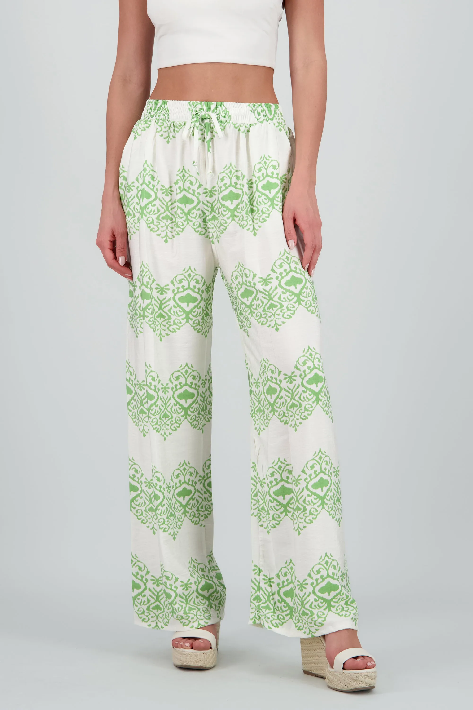Pantalon fluido estampado paisley sold by Shasa product image thumbnail 2