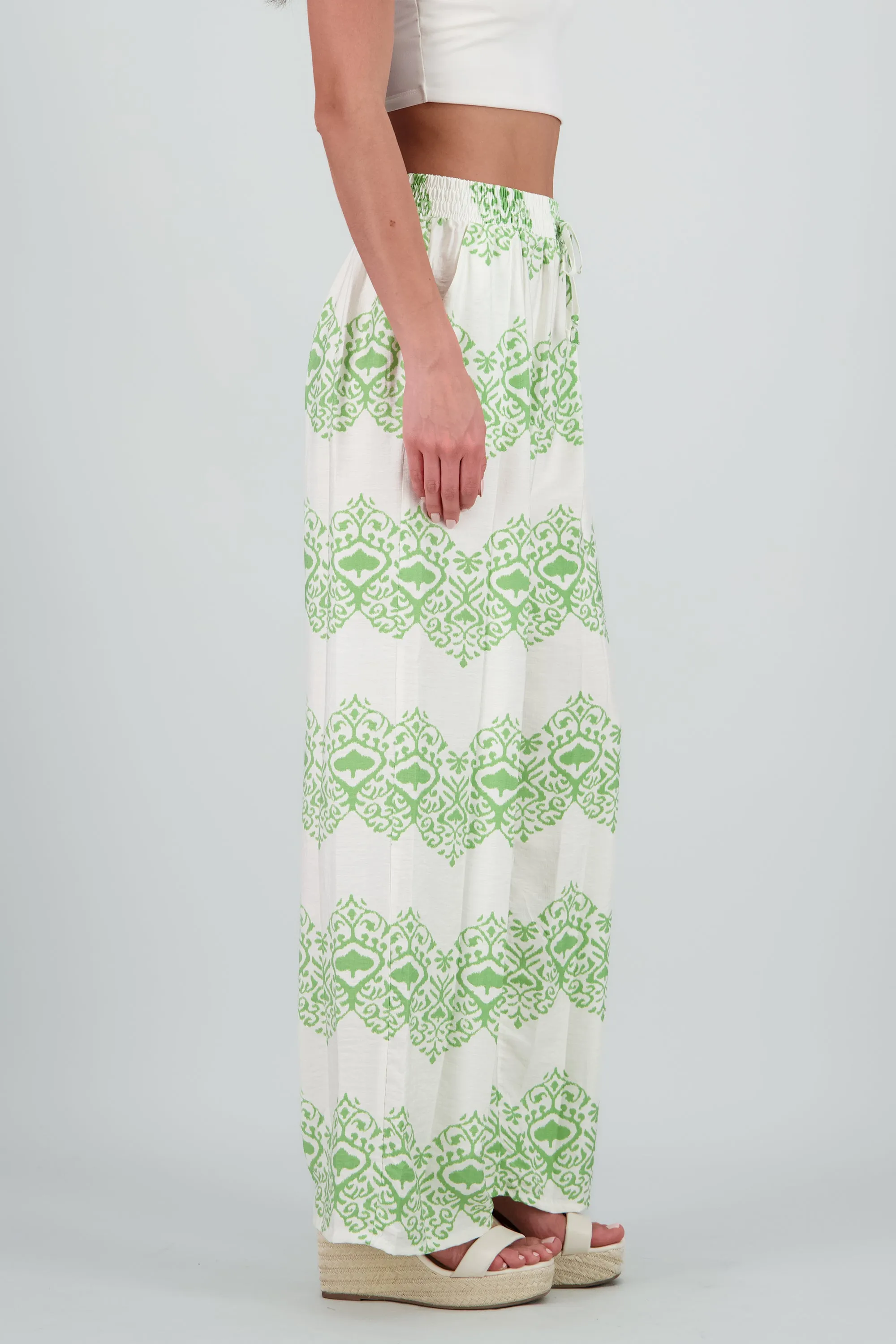 Pantalon fluido estampado paisley sold by Shasa product image thumbnail 3