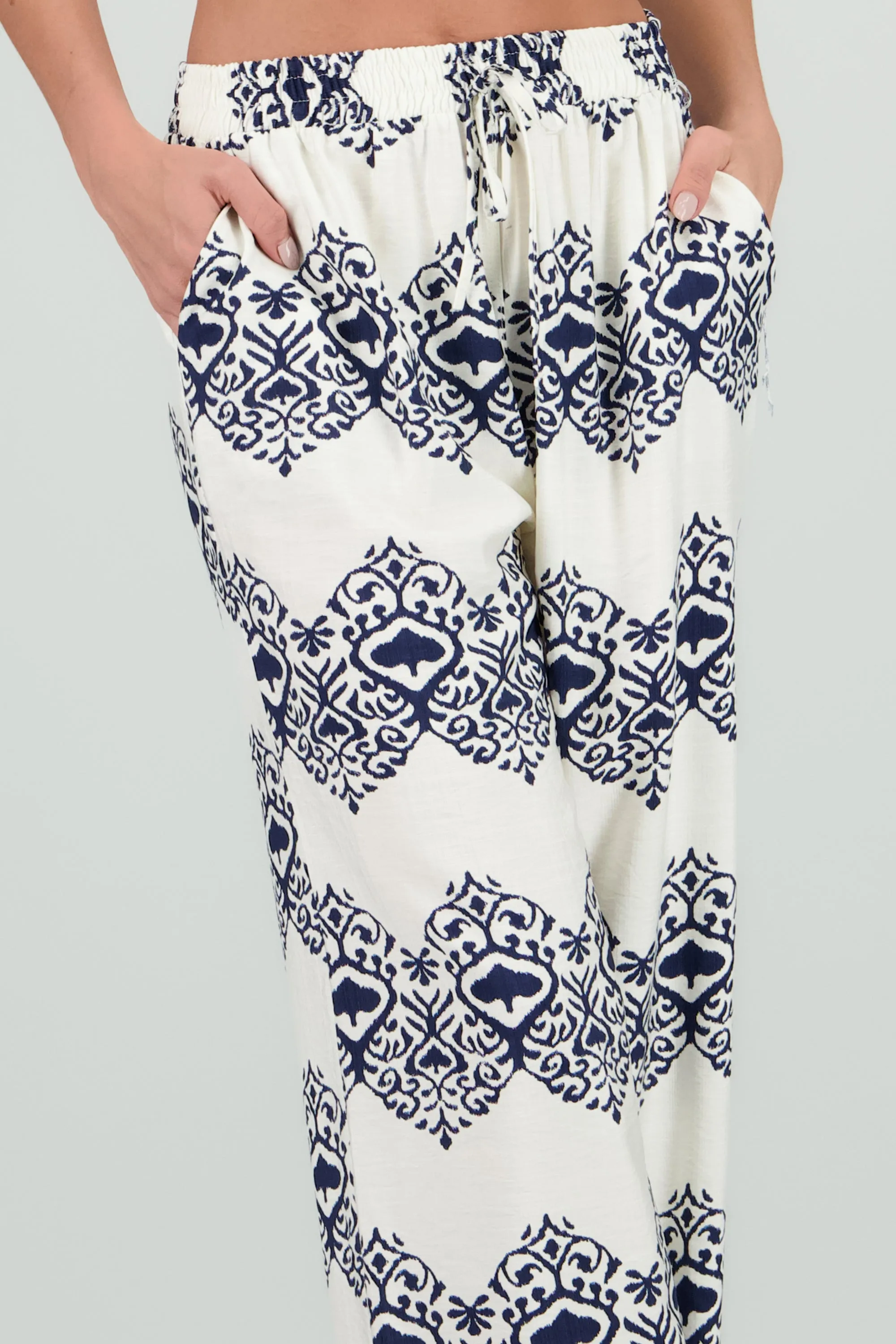 Pantalon fluido estampado paisley sold by Shasa product image thumbnail 5