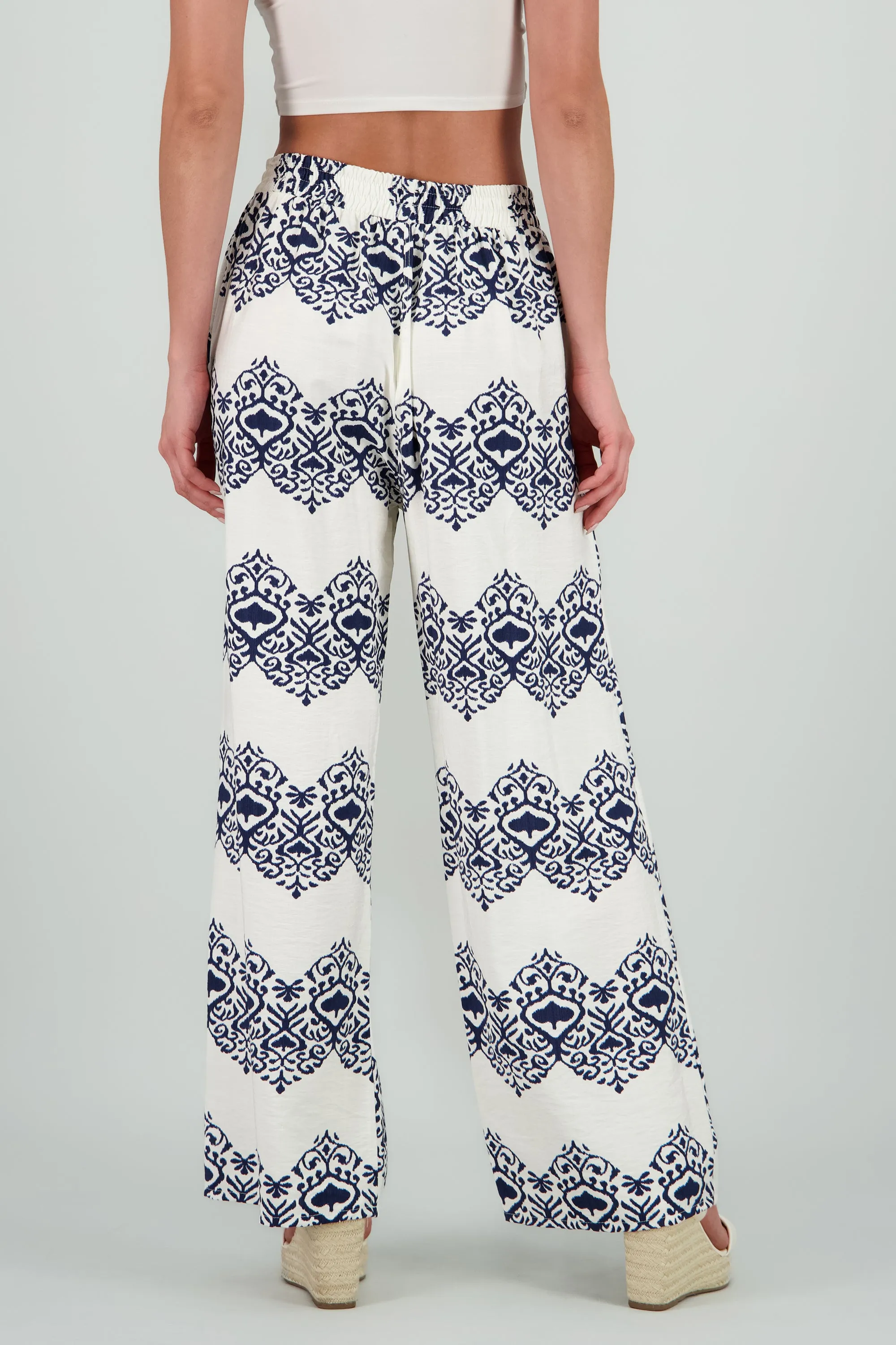 Pantalon fluido estampado paisley sold by Shasa product image thumbnail 4