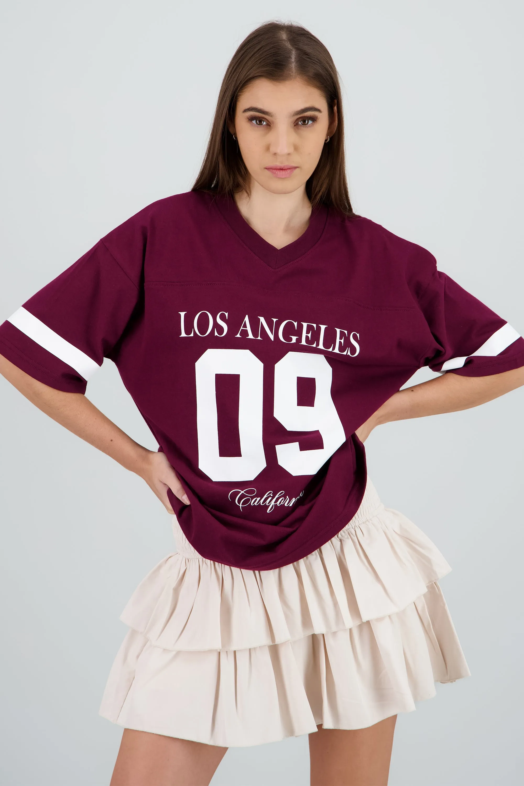 Playera oversized estampado los angeles sold by Shasa product image thumbnail 2