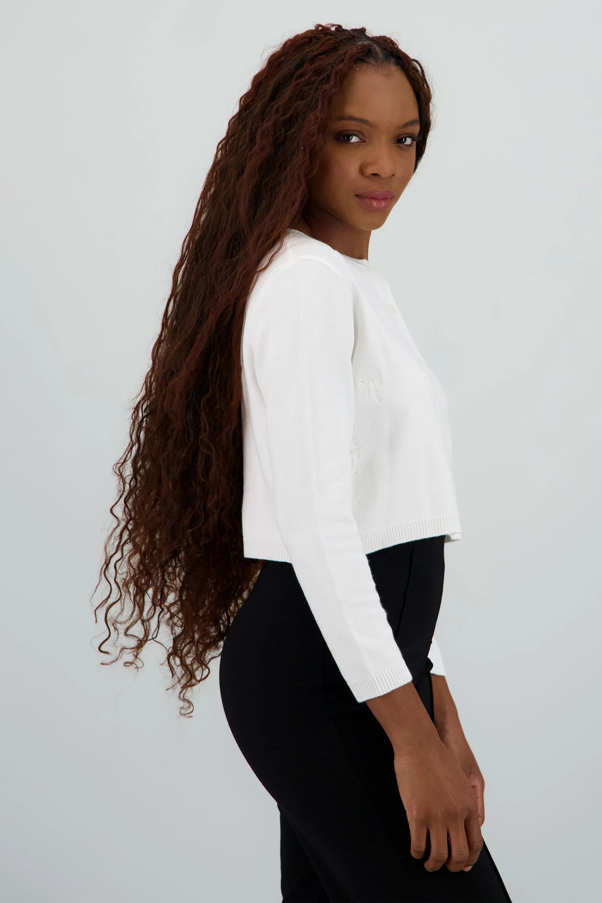 Cardigan detalle de bordado moños sold by Shasa product image thumbnail 3