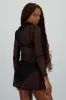 Blusa olanes manga larga mesh sold by Shasa