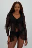 Blusa olanes manga larga mesh sold by Shasa