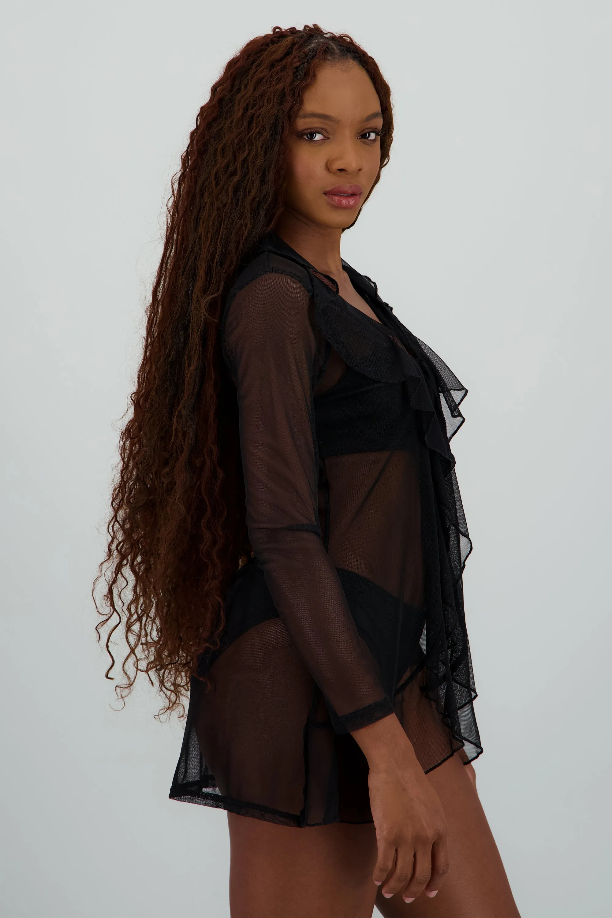 Blusa olanes manga larga mesh sold by Shasa product image thumbnail 3