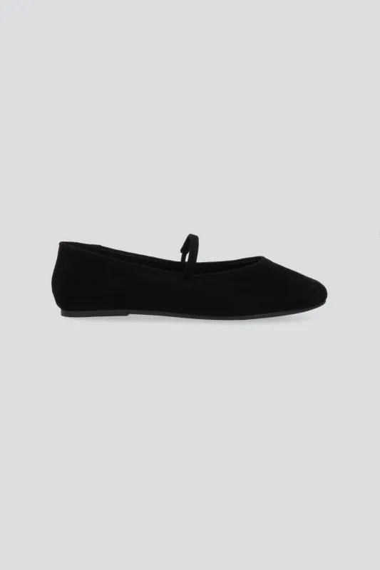 Flat mary jane redonda suede sold by Shasa