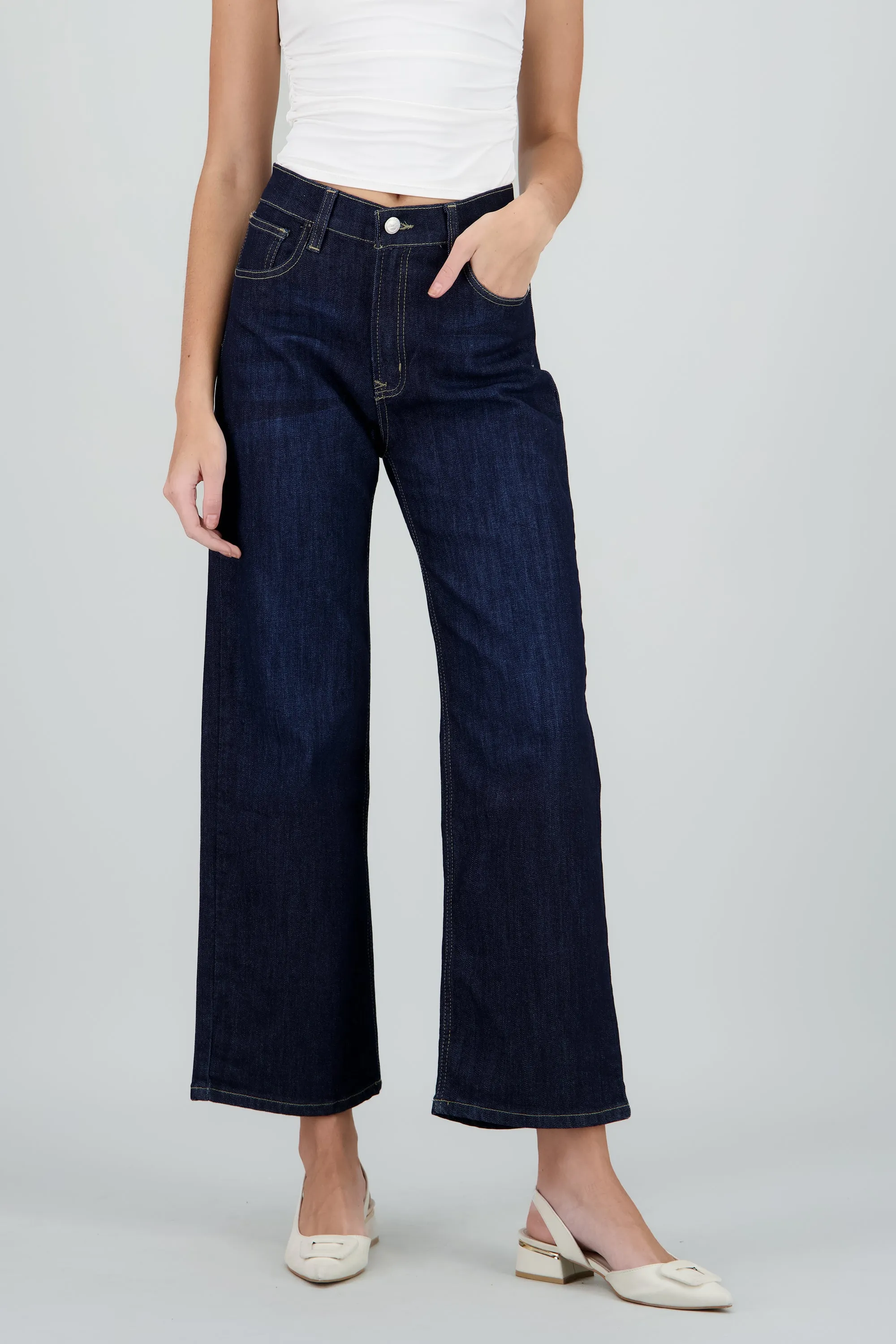 Jeans básicos wide leg sold by Shasa product image thumbnail 2