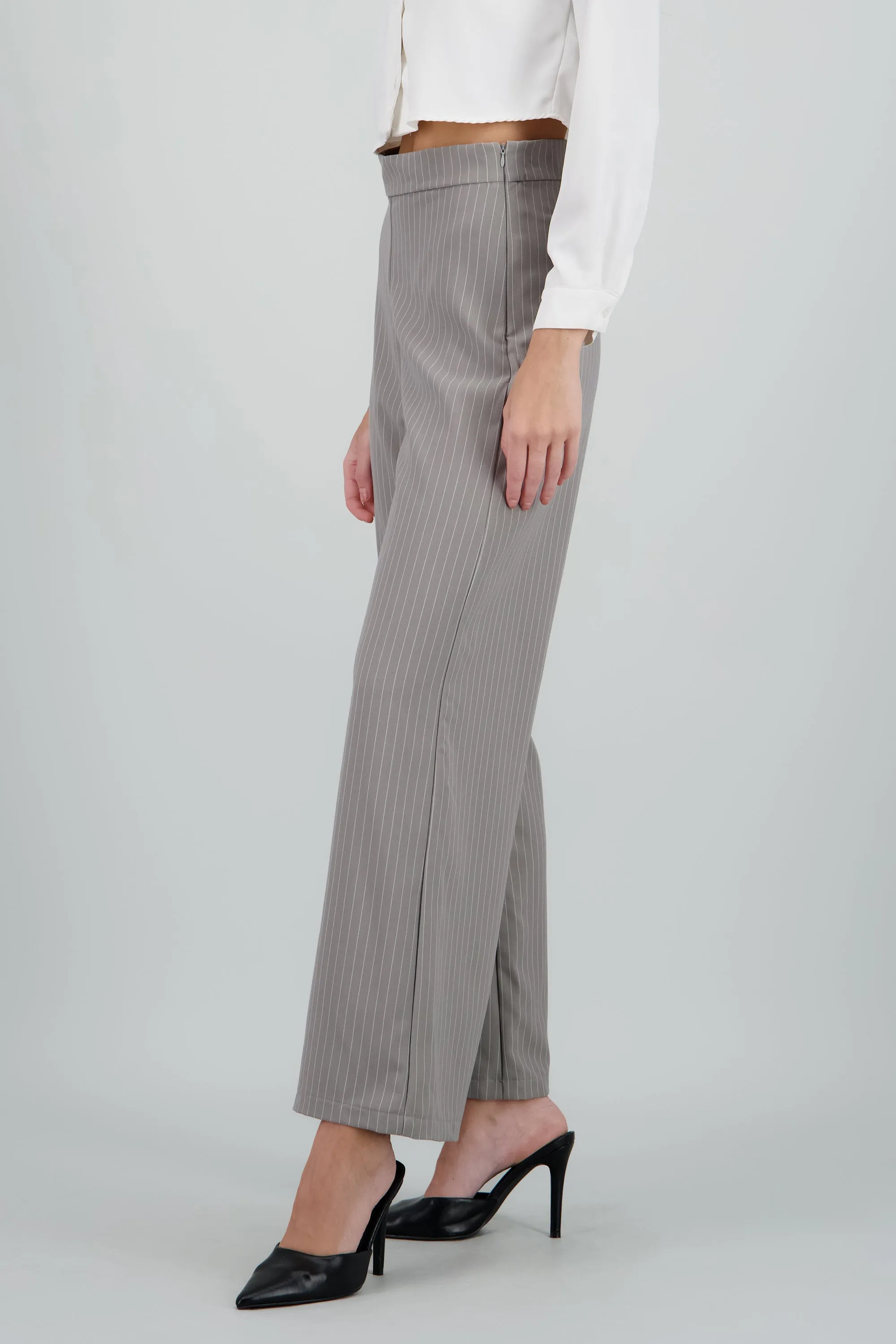 Pantalon amplio high waisted con pretina lisa sold by Shasa product image thumbnail 3