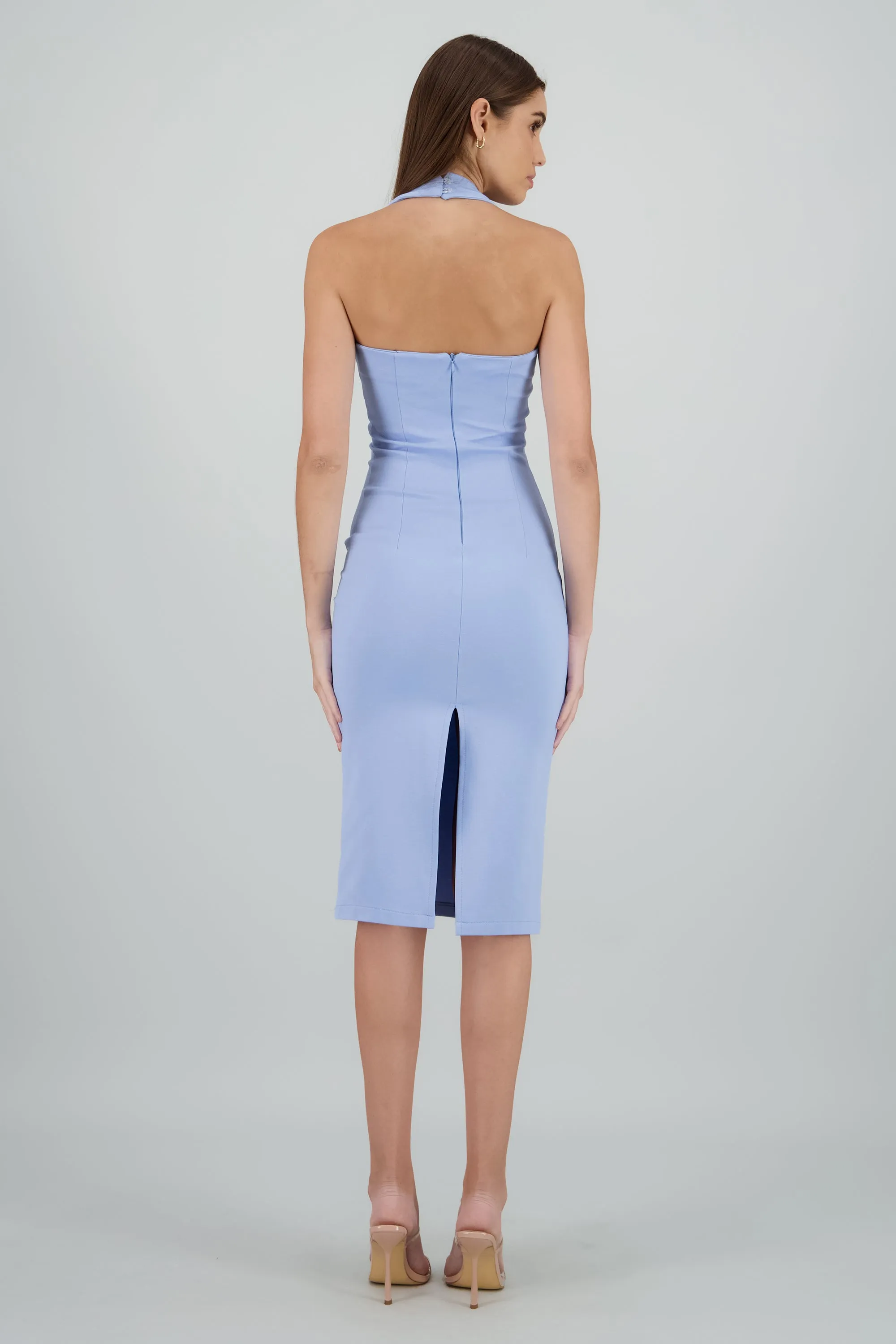 Vestido halter bodycon midi sold by Shasa product image thumbnail 4