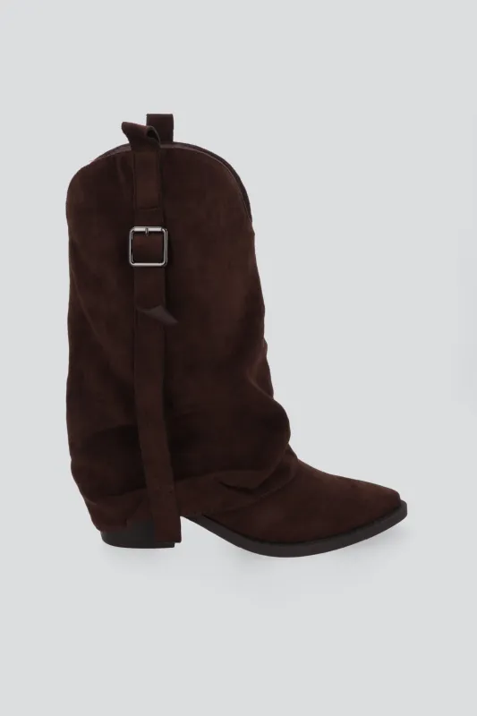 Bota vaquera hebilla sold by Shasa