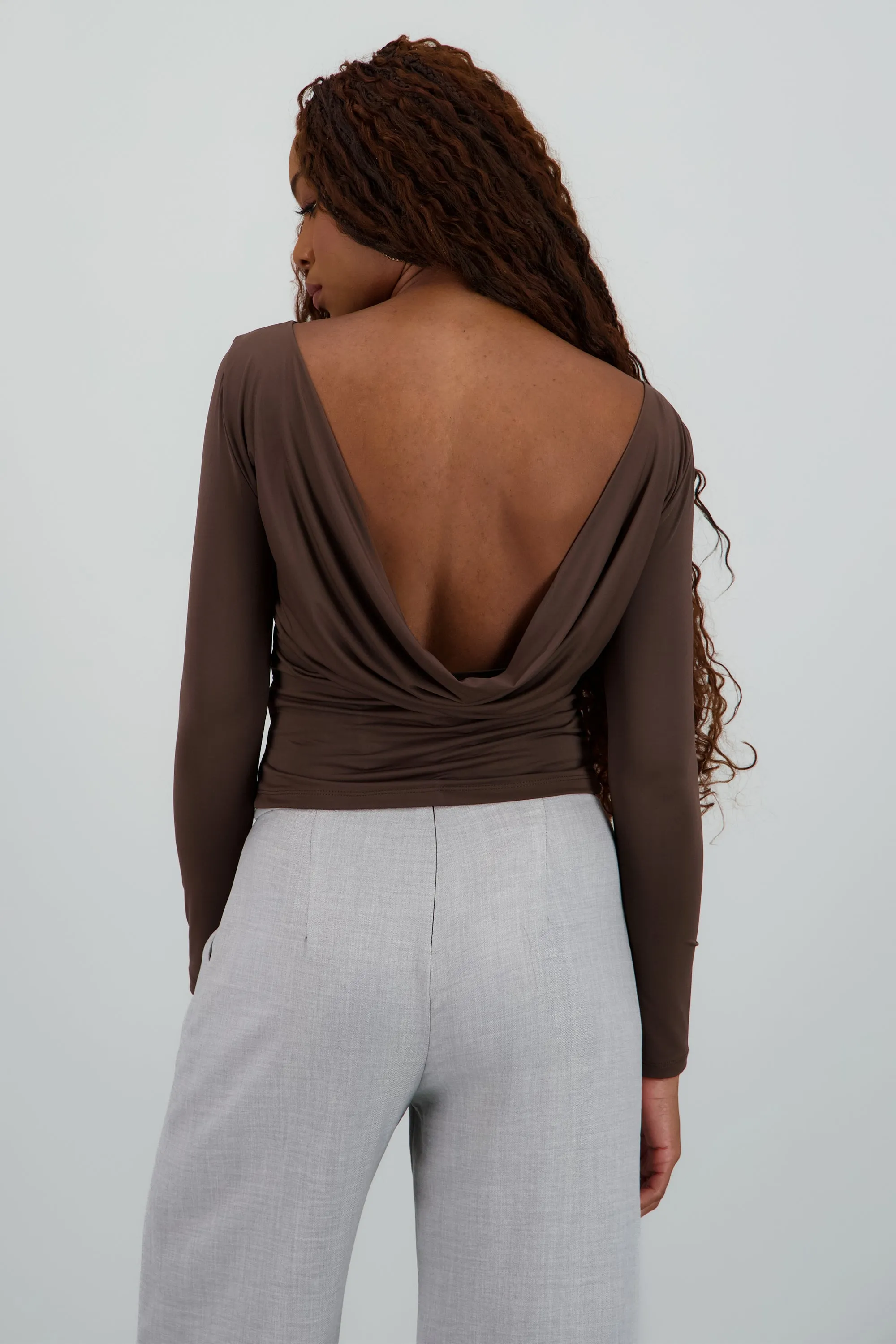 Top manga larga escote barco sold by Shasa product image thumbnail 4