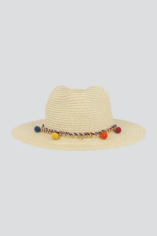 Sombrero panama borlas sold by Shasa