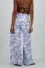 Pantalon recto estampado detalle elastico sold by Shasa