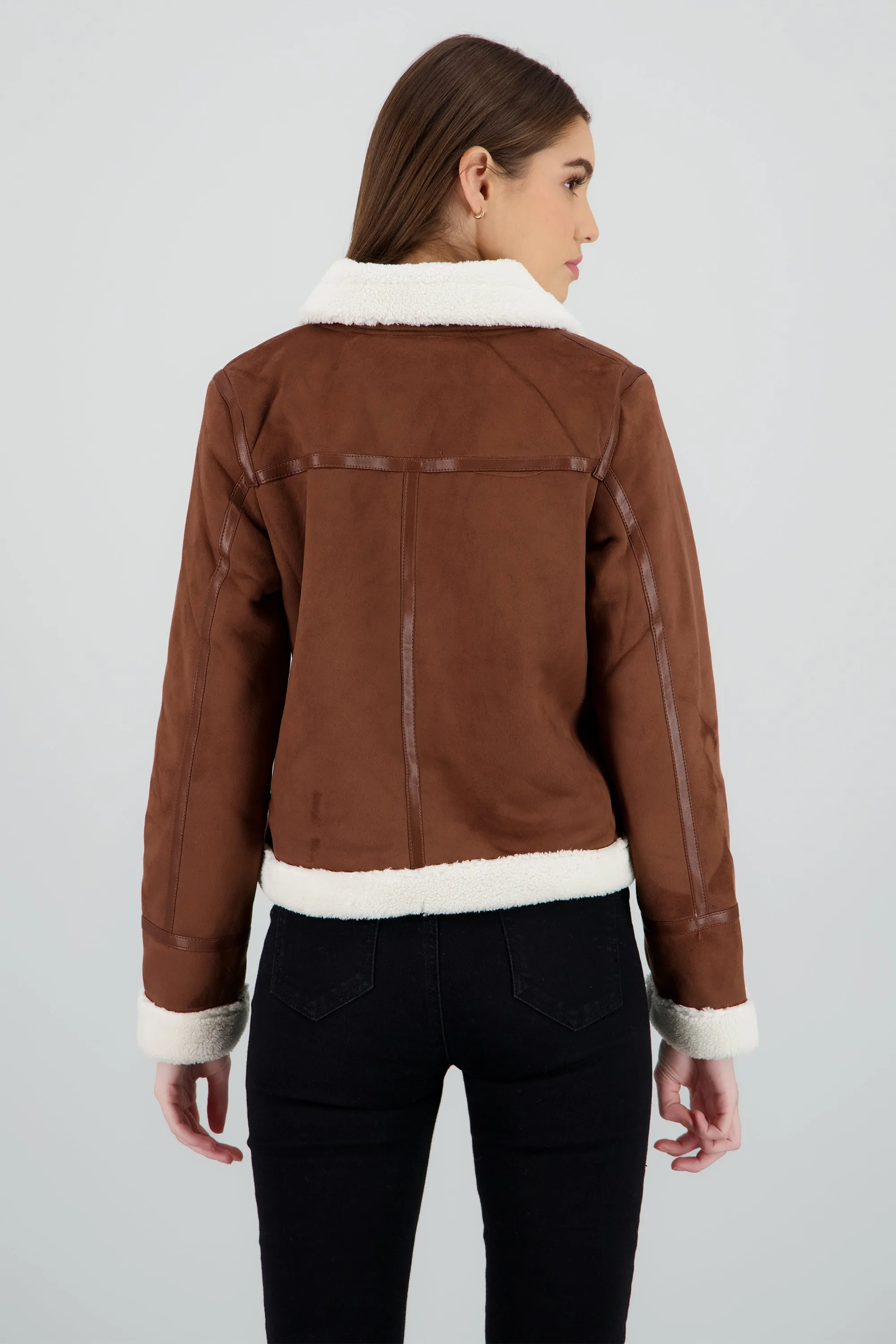 Chamarra lisa detalle borrego sold by Shasa product image thumbnail 4