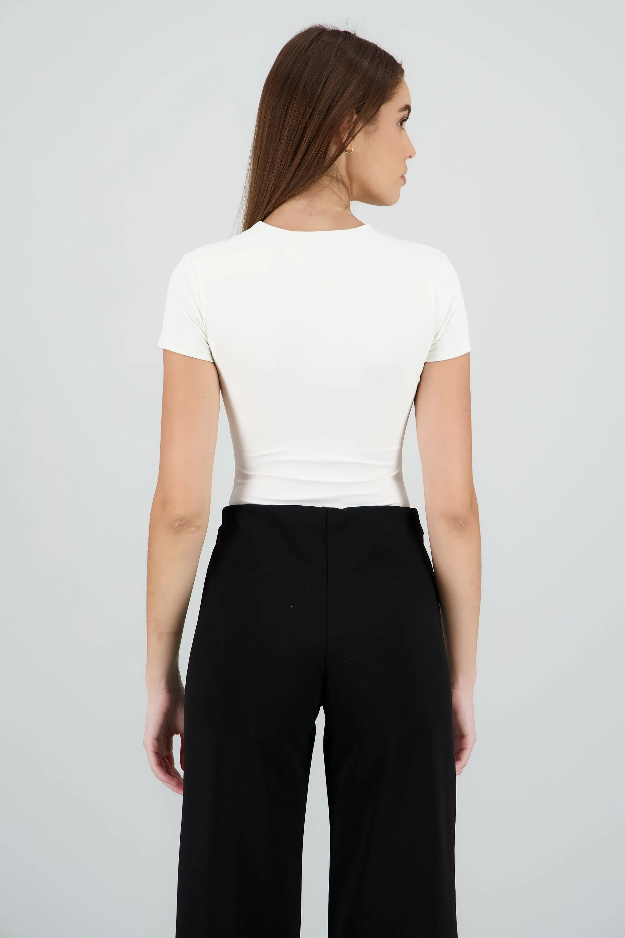 Body liso cuello redondo manga corta sold by Shasa product image thumbnail 4