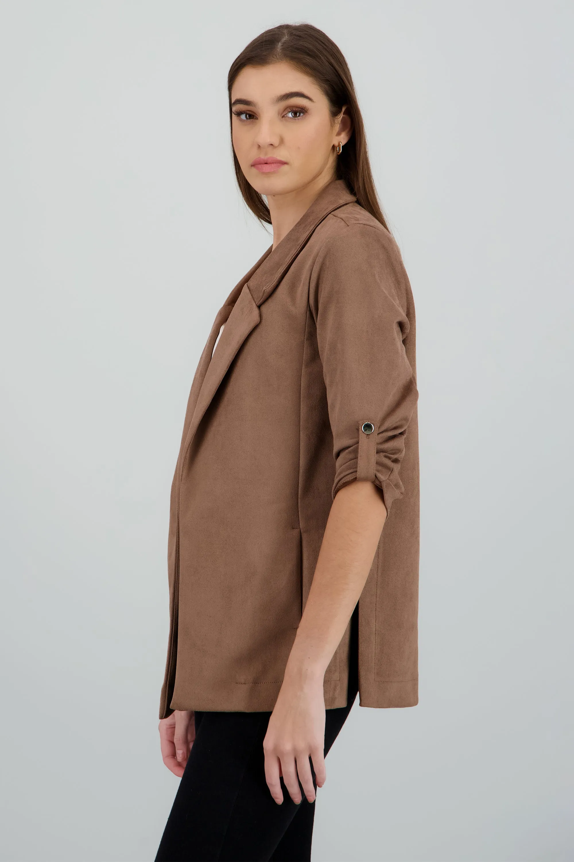 Blazer detalle solapa suede sold by Shasa product image thumbnail 3