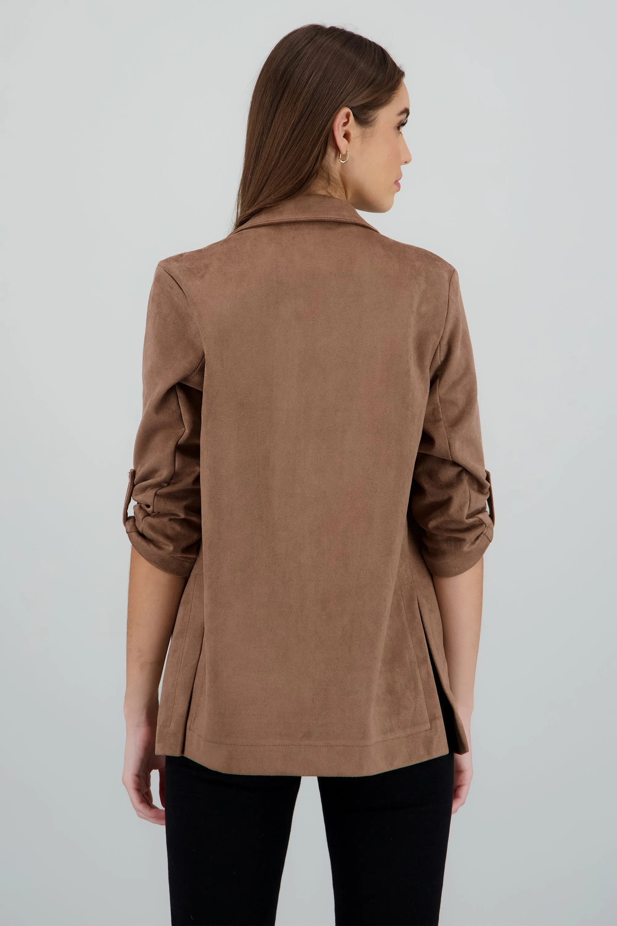 Blazer detalle solapa suede sold by Shasa product image thumbnail 4
