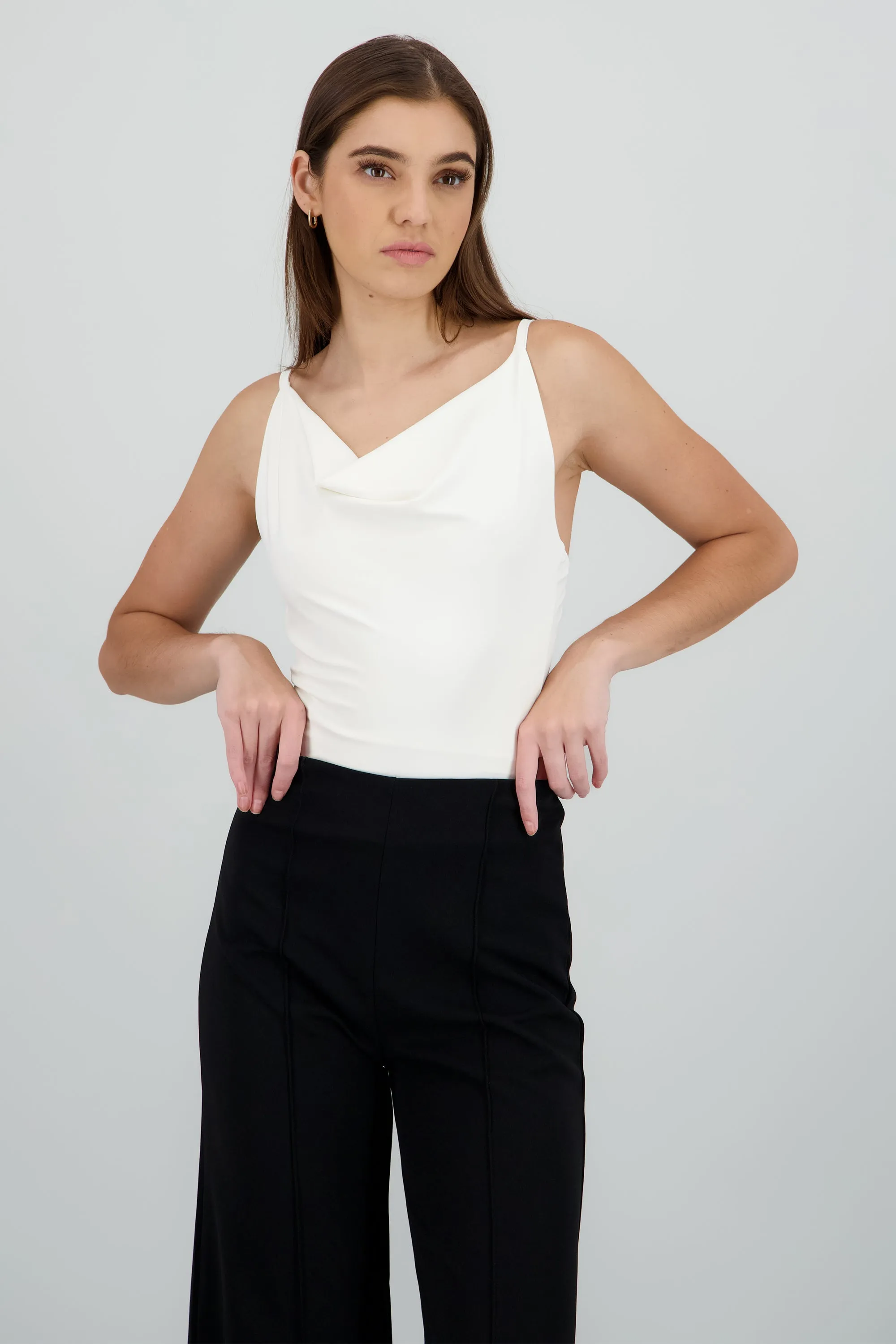 Blusa tirantes cuello drapeado sold by Shasa product image thumbnail 2