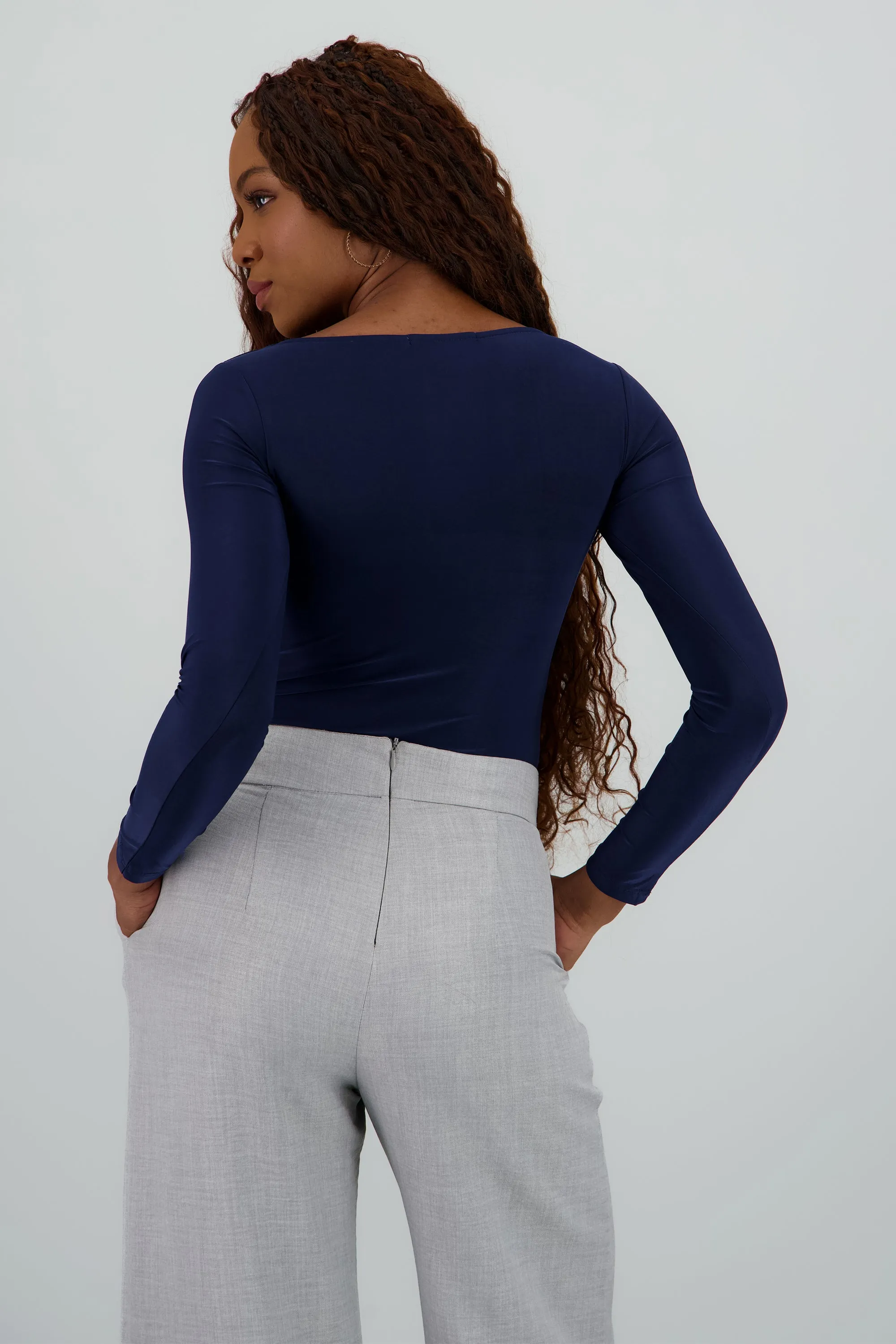 Bodysuit manga larga cuello cuadrado sold by Shasa product image thumbnail 4