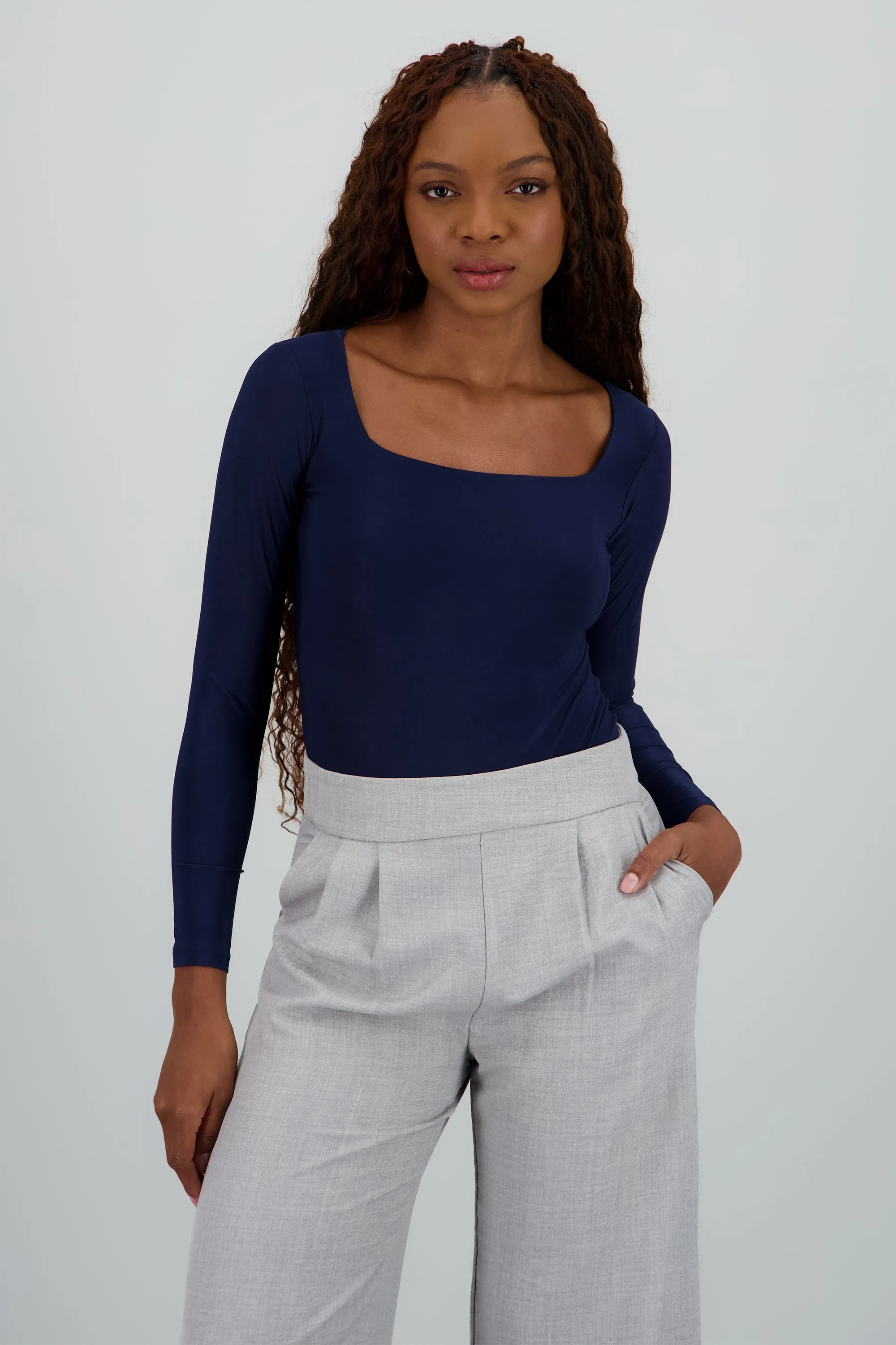 Bodysuit manga larga cuello cuadrado sold by Shasa product image thumbnail 2