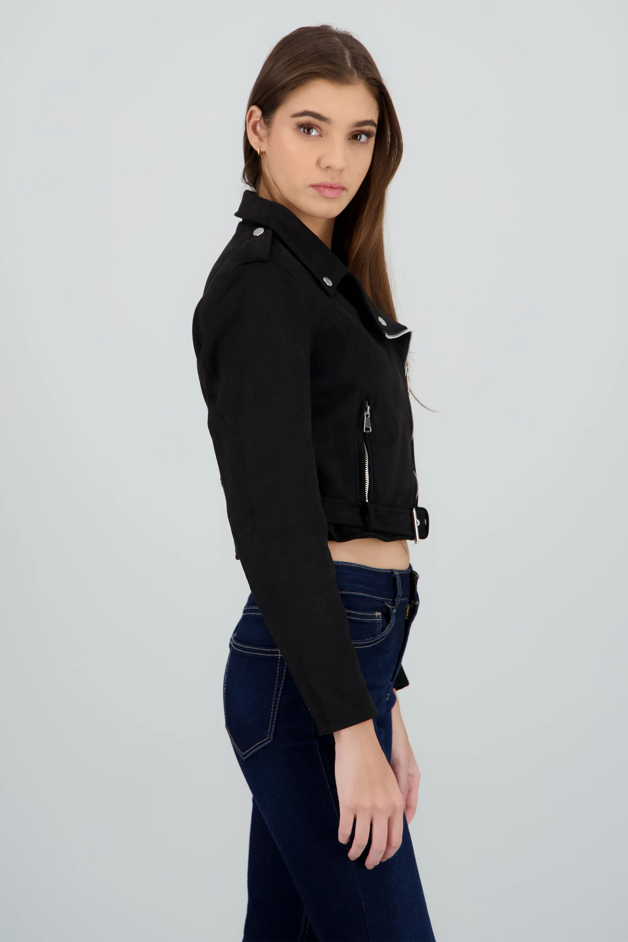 Chamarra biker antelina sold by Shasa product image thumbnail 3