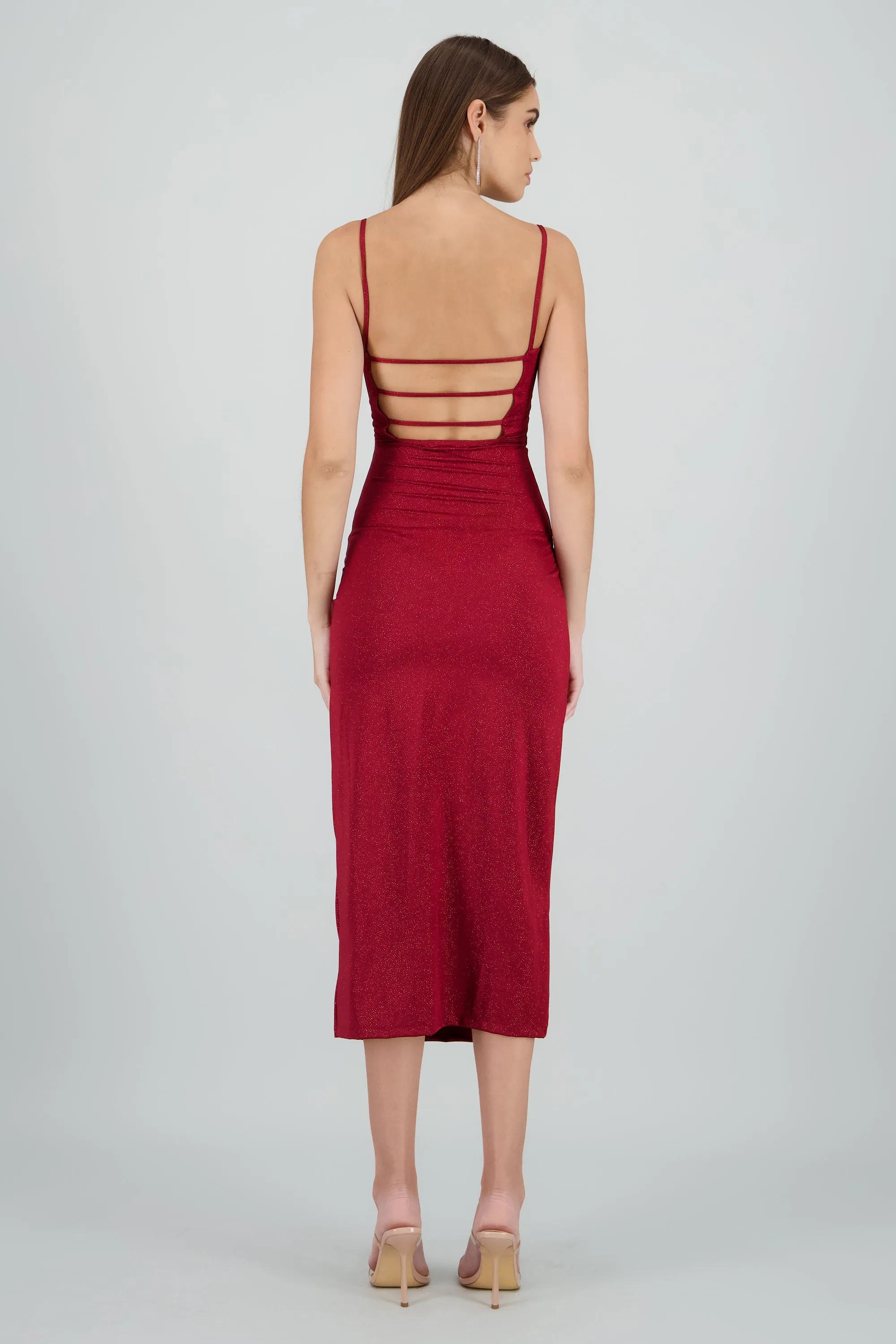 Vestido maxi brillos espalda abierta sold by Shasa product image thumbnail 4