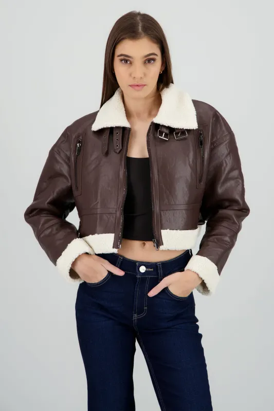 Chamarra tipo aviador sold by Shasa