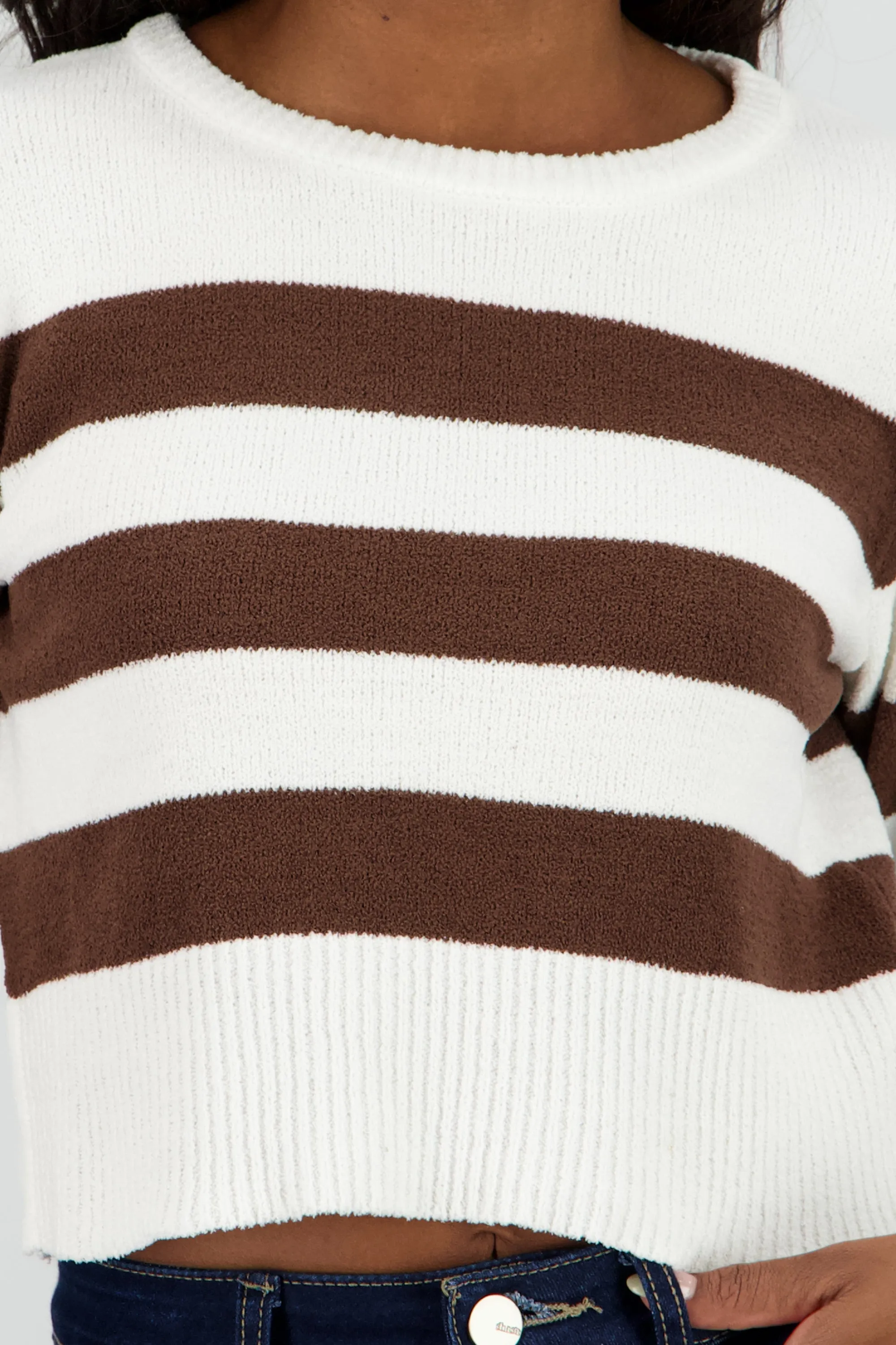 Suéter crop rayas sold by Shasa product image thumbnail 5