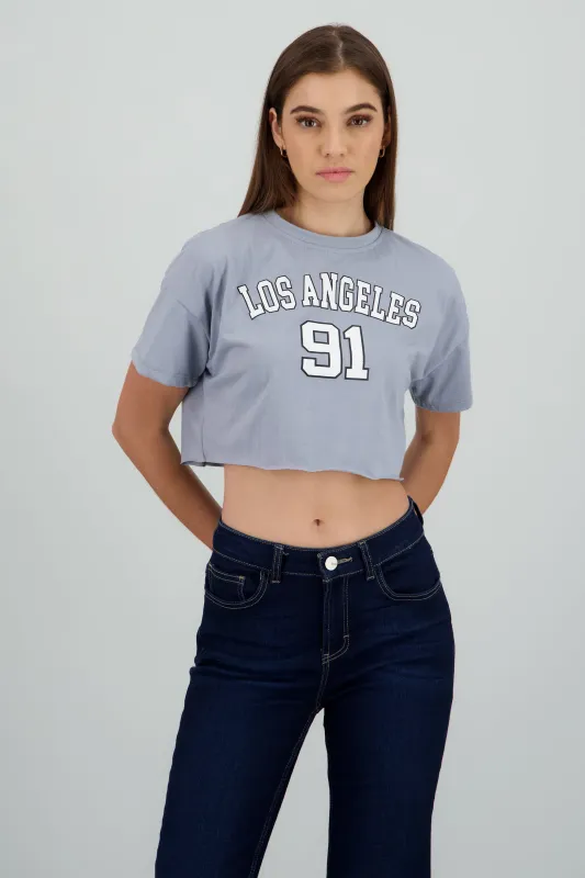 Top Manga Corta Los Angeles sold by Shasa