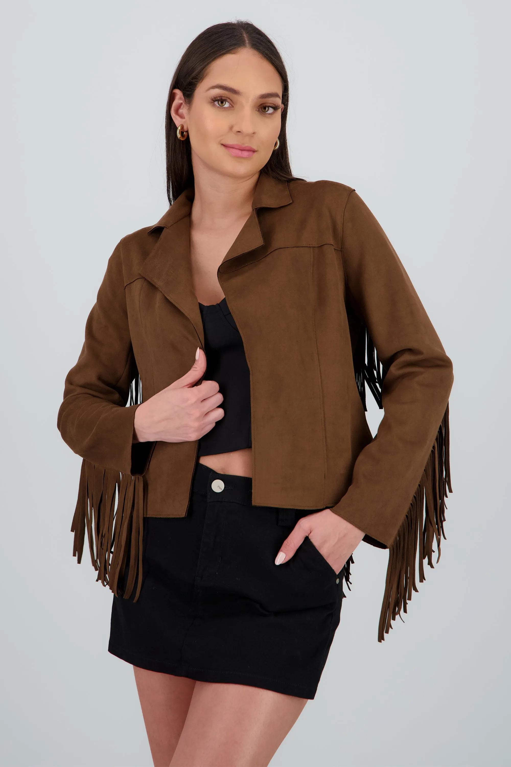 Chamarra corta con solapa det flecos sold by Shasa product image thumbnail 2