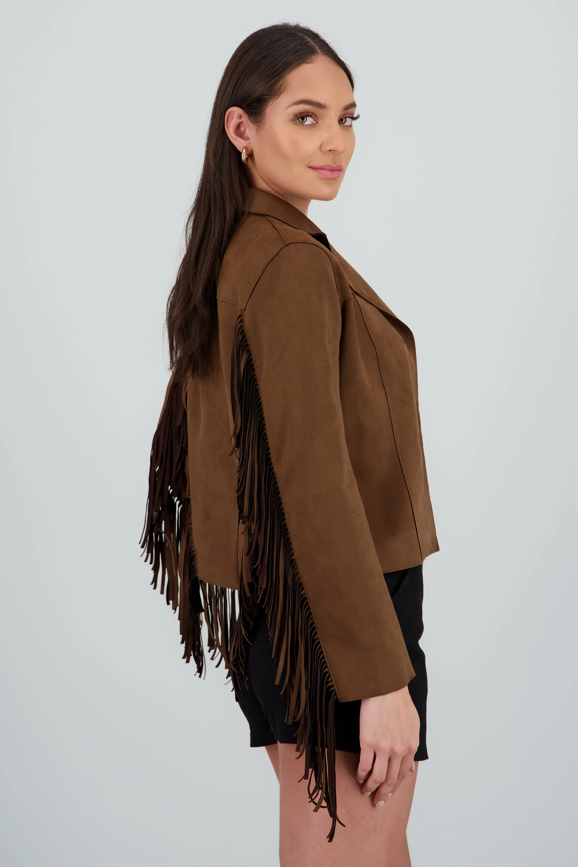 Chamarra corta con solapa det flecos sold by Shasa product image thumbnail 3
