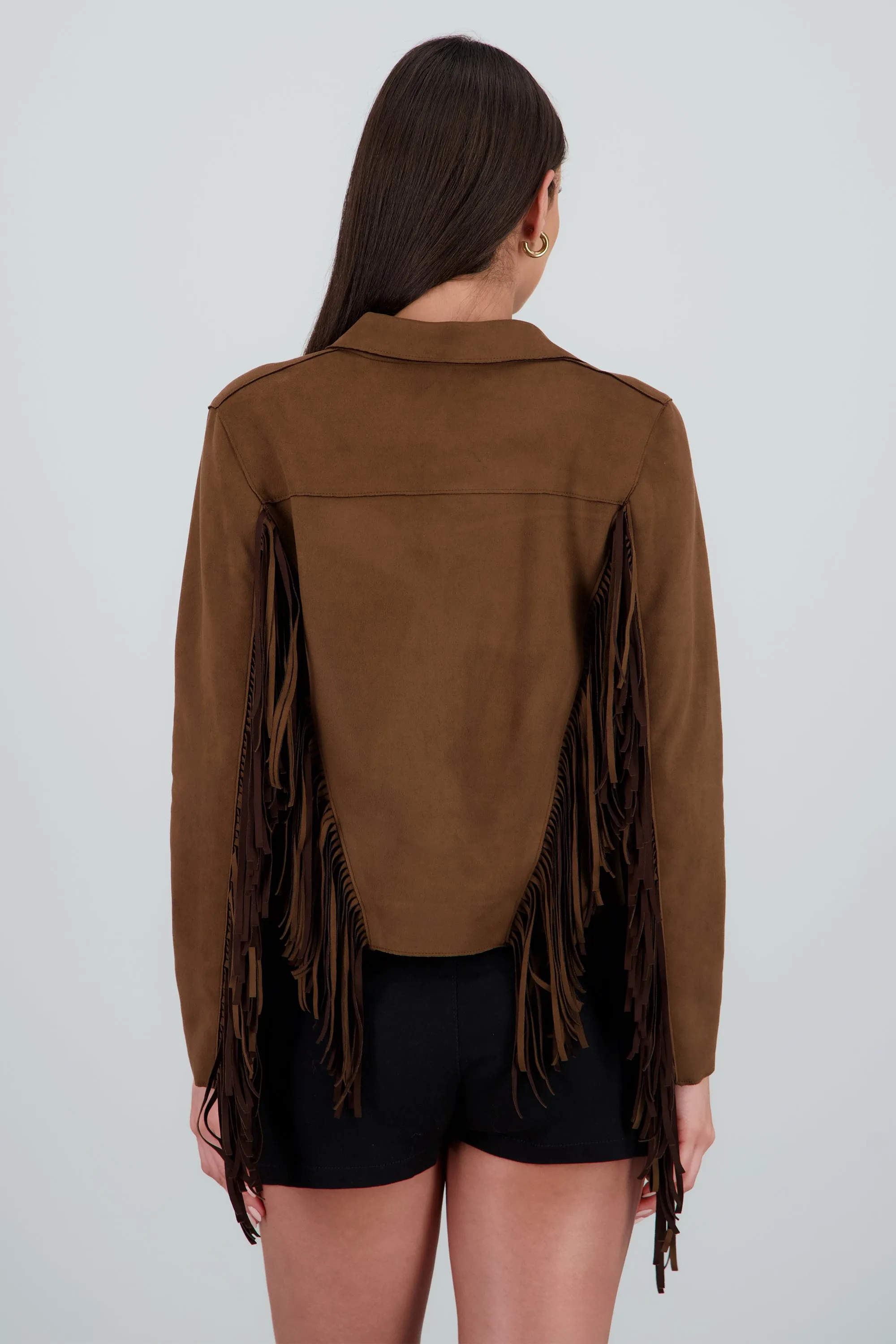 Chamarra corta con solapa det flecos sold by Shasa product image thumbnail 4