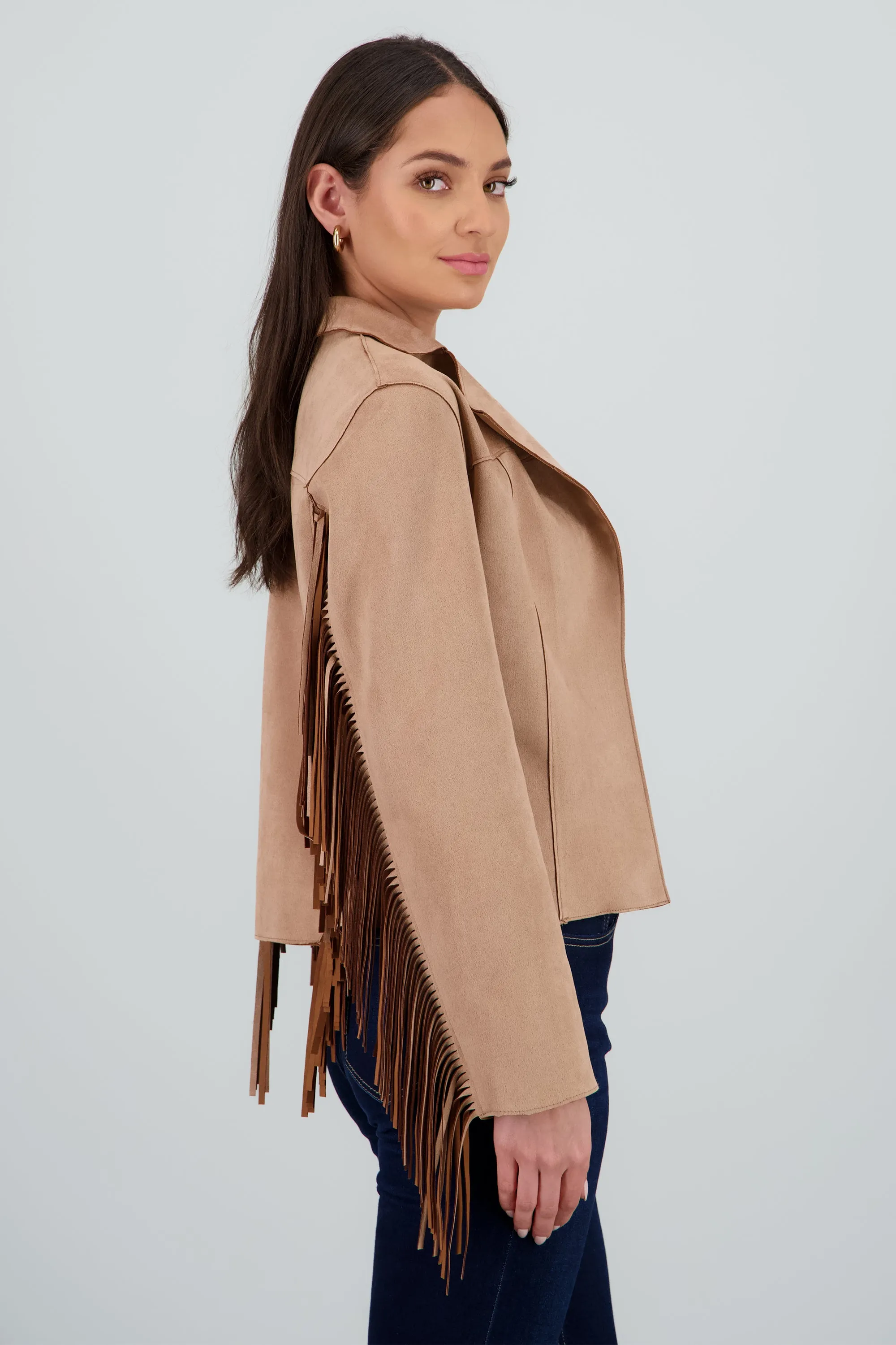 Chamarra corta con solapa det flecos sold by Shasa product image thumbnail 3