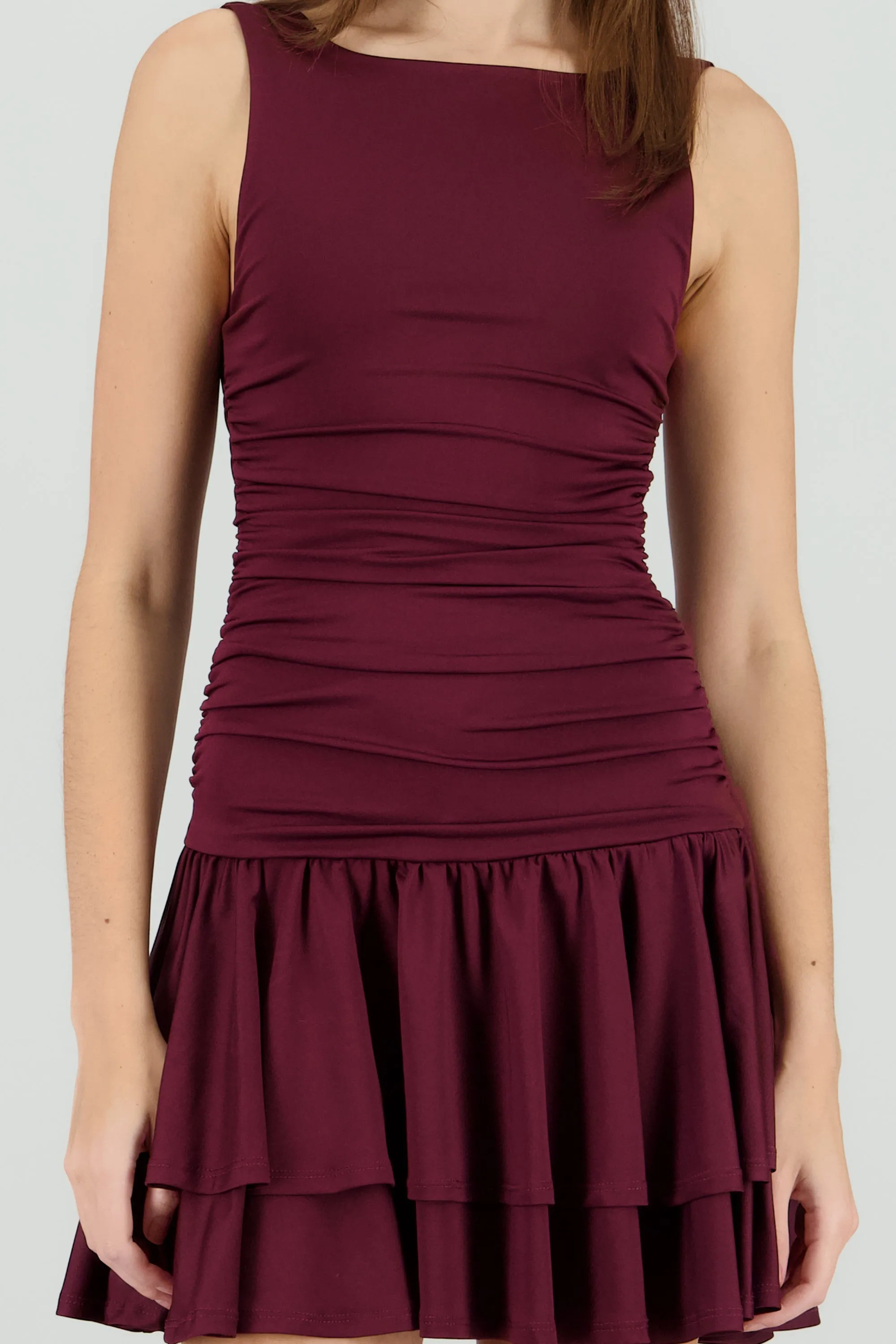 Vestido mini escote cuadrado detalle drapeado sold by Shasa product image thumbnail 5