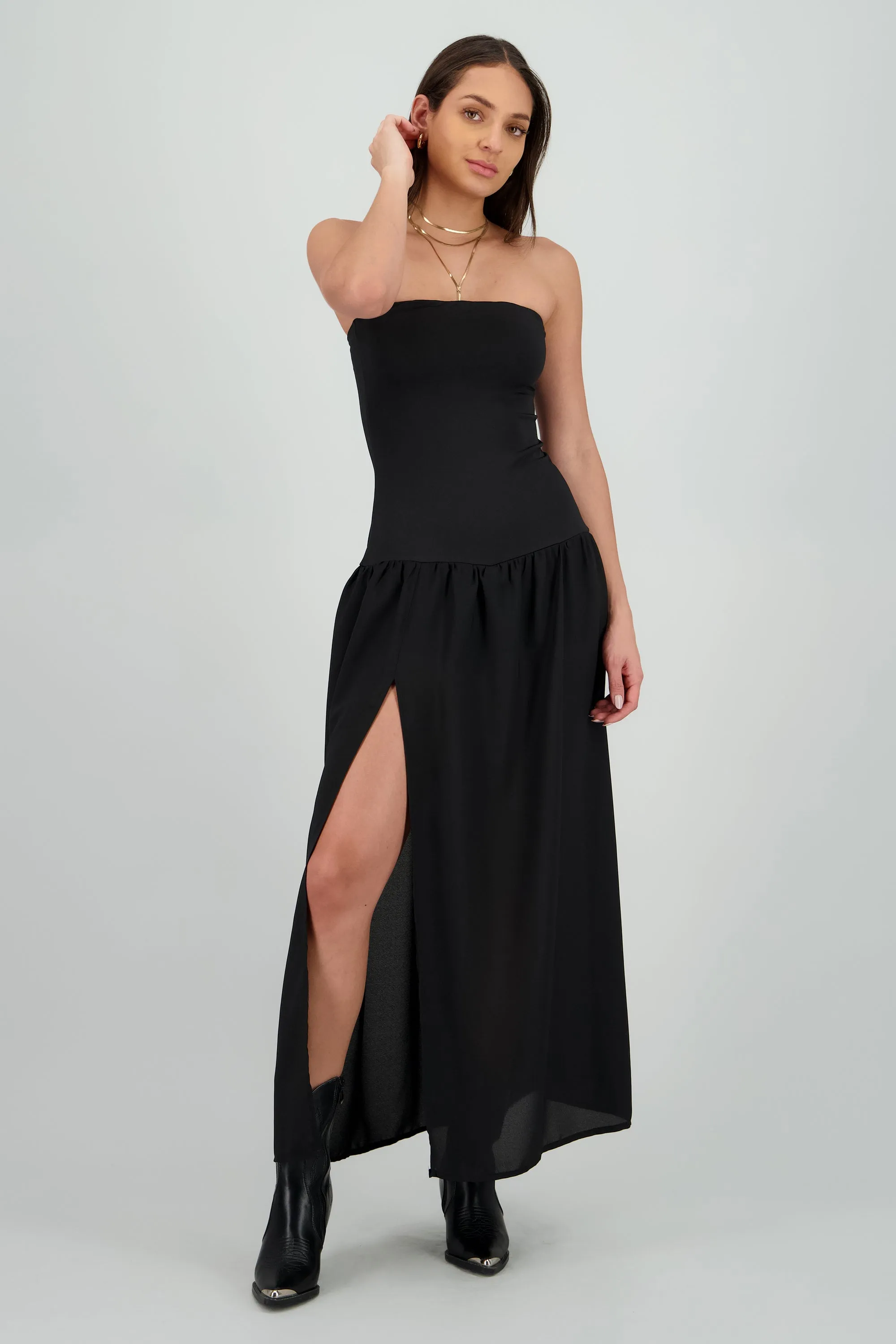 Vestido strapless detalle tela sold by Shasa product image thumbnail 2