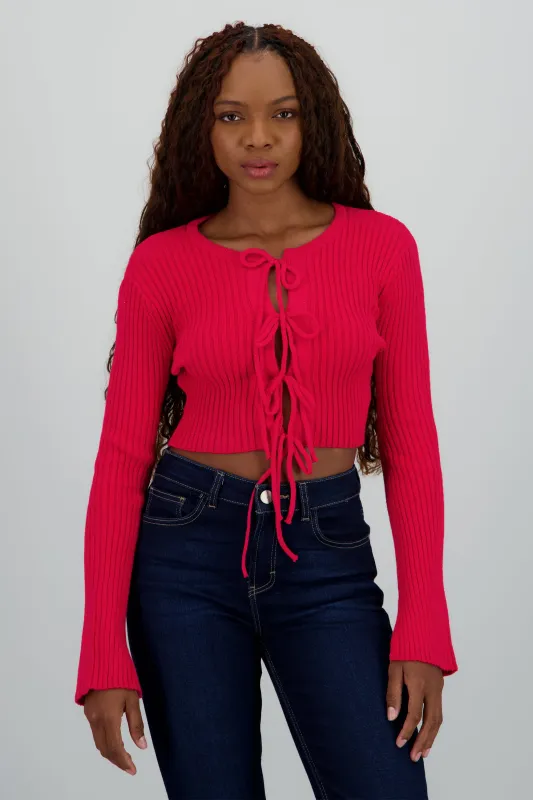 Cardigan con detalle monos sold by Shasa