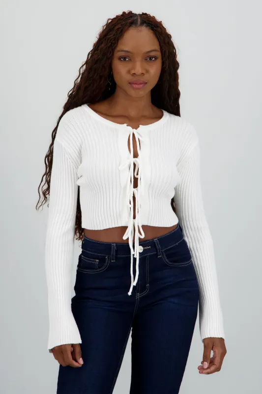 Cardigan con detalle monos sold by Shasa