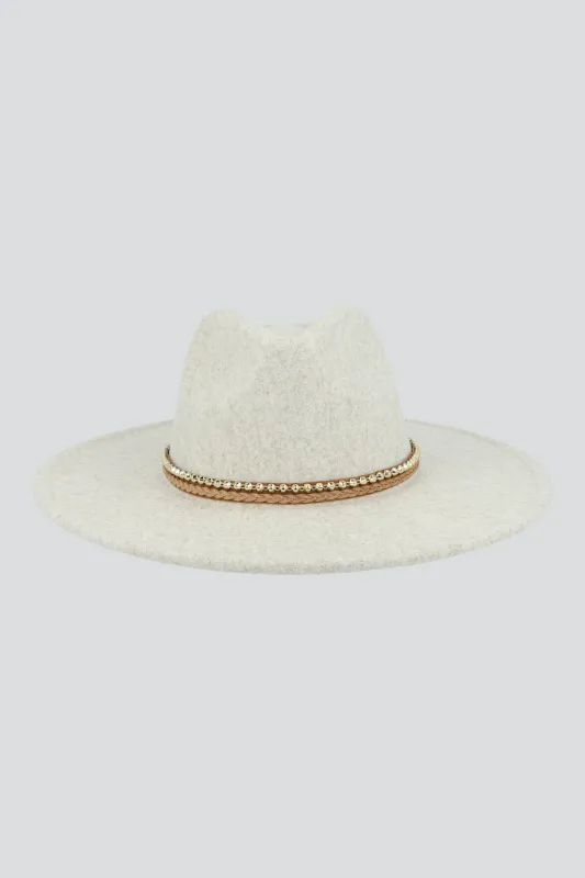 Sombrero winter panama lace brillo sold by Shasa
