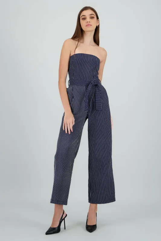 Jumpsuit strapples rayas detalle laso sold by Shasa