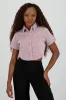 Camisa crop manga corta sold by Shasa