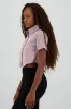 Camisa crop manga corta sold by Shasa